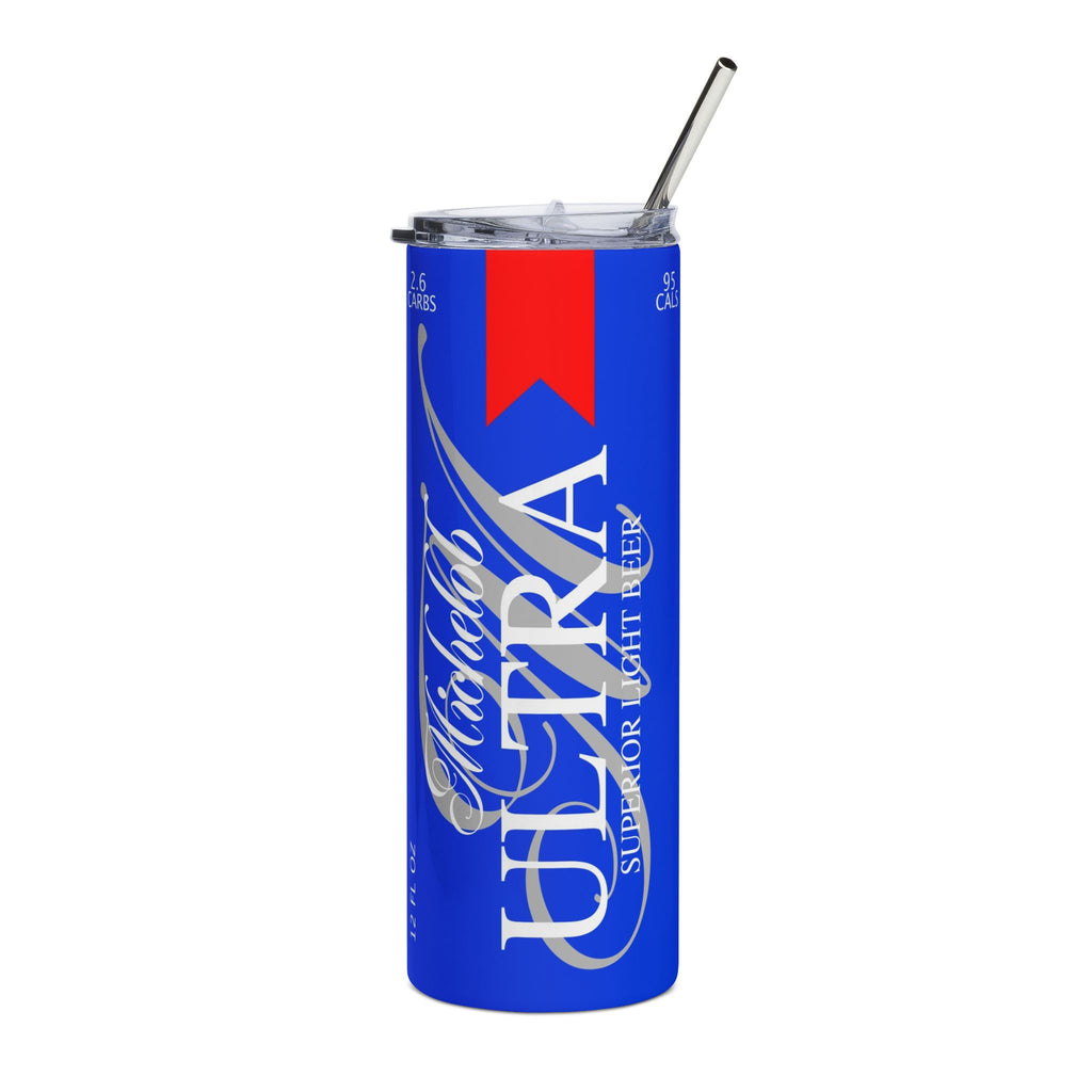 20oz Stainless Tumbler — Ultra Light Beer Logo Travel Cup