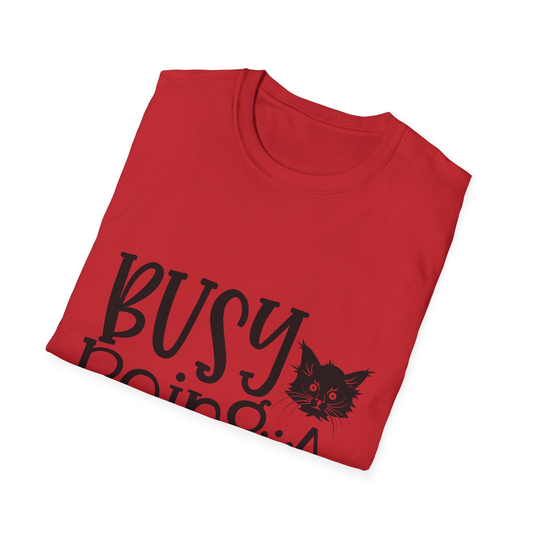 Cat Mama T-Shirt – "Busy Being a Cat Mama" Cute Cat Lover Tee