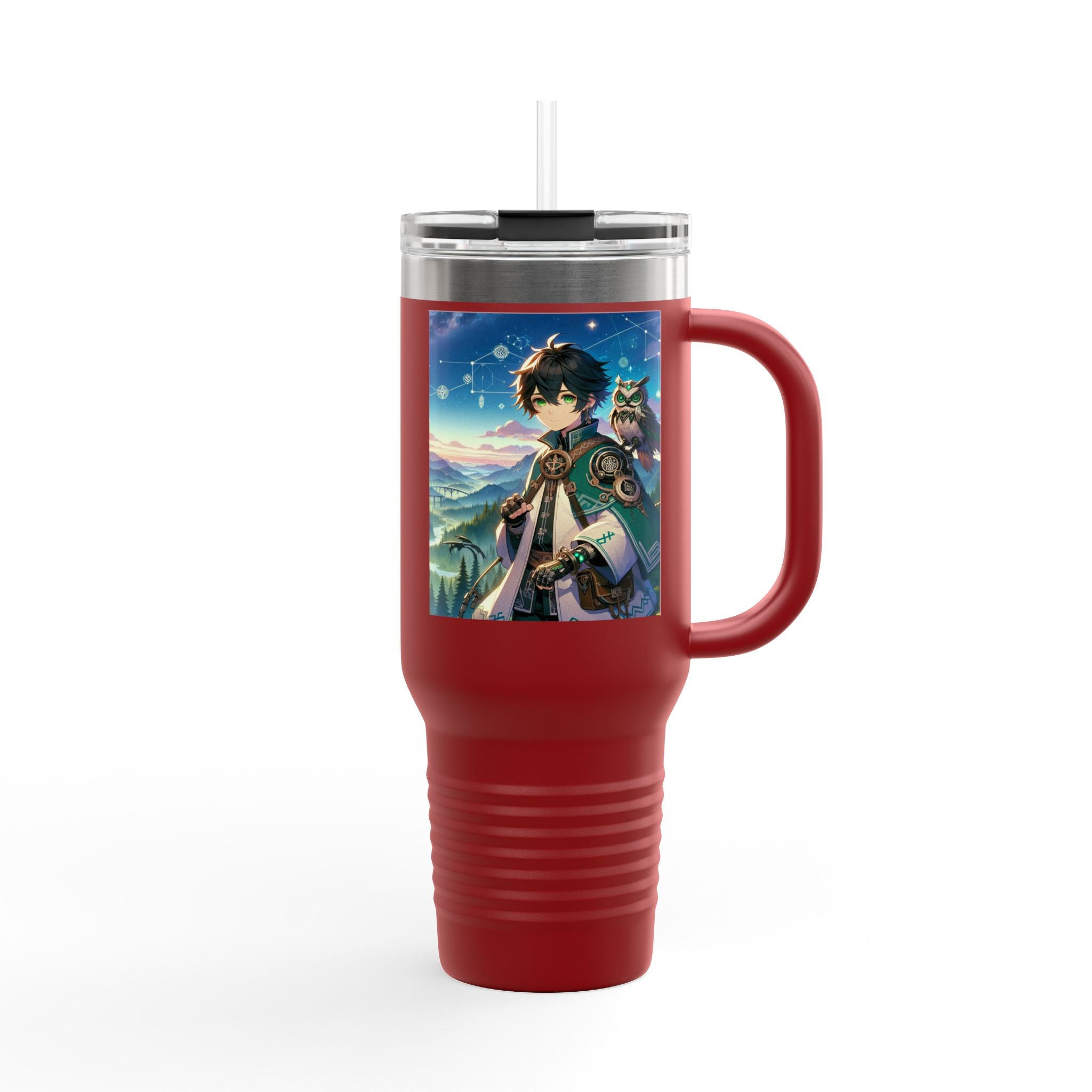 Fantasy-Themed Insulated Travel Mug