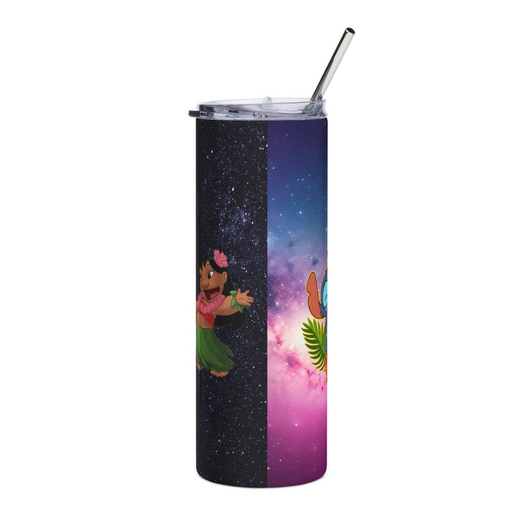 20oz Stainless Tumbler — Lilo & Stitch Hula Galaxy Design