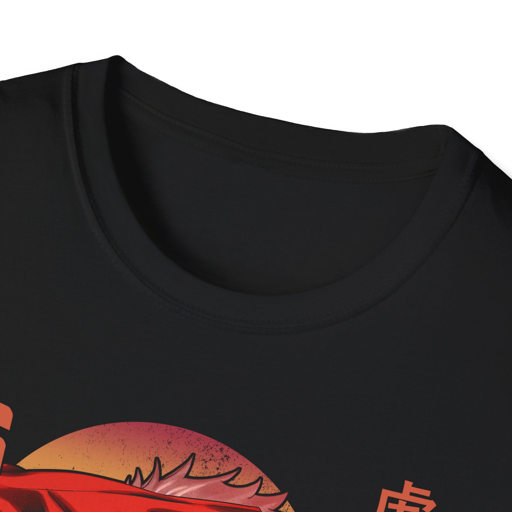 Anime Red Masked Boy T-Shirt — Japanese Text Graphic Tee