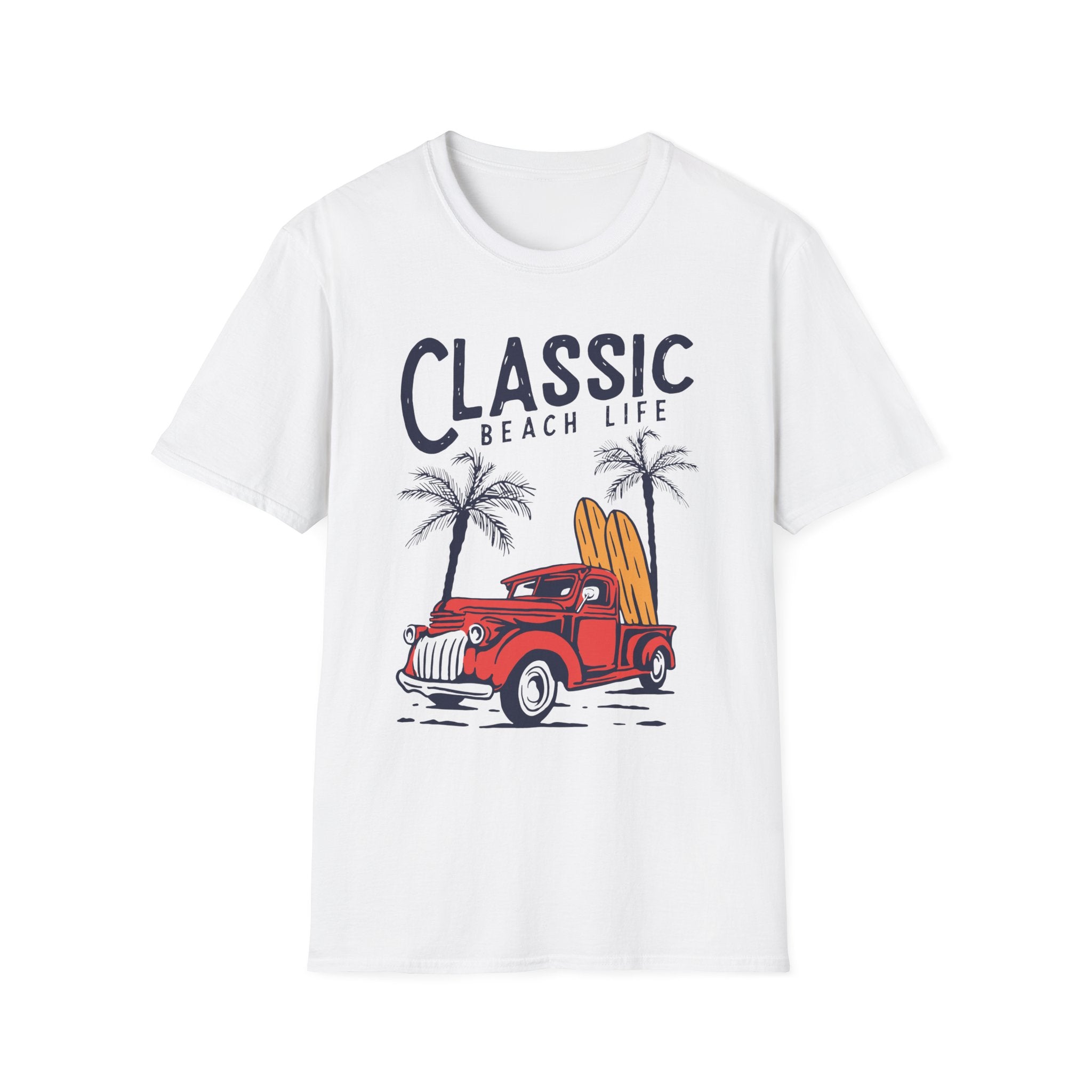 Classic Beach Life Tee — Vintage Surf Truck T-Shirt