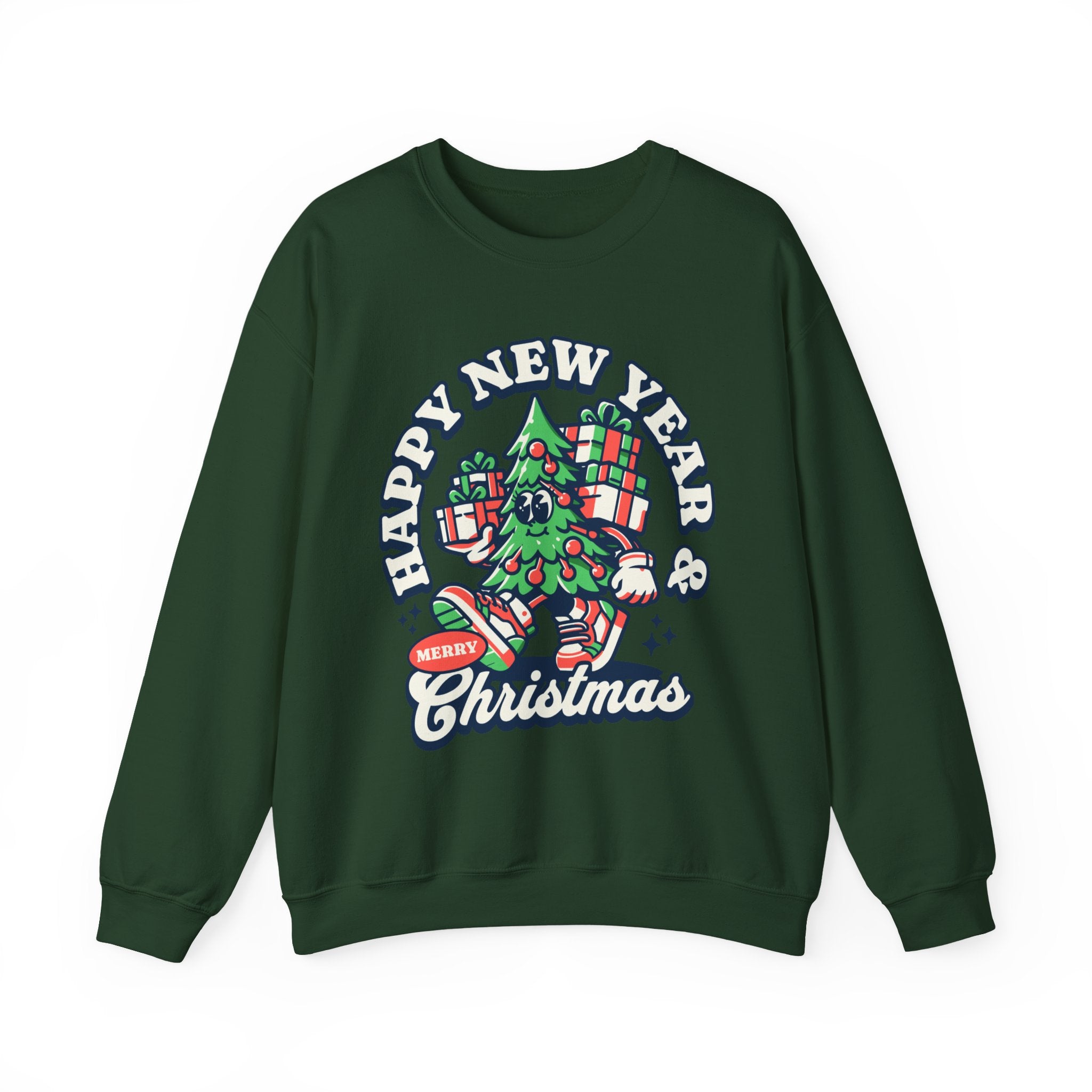 Christmas Tree Cartoon Sweatshirt