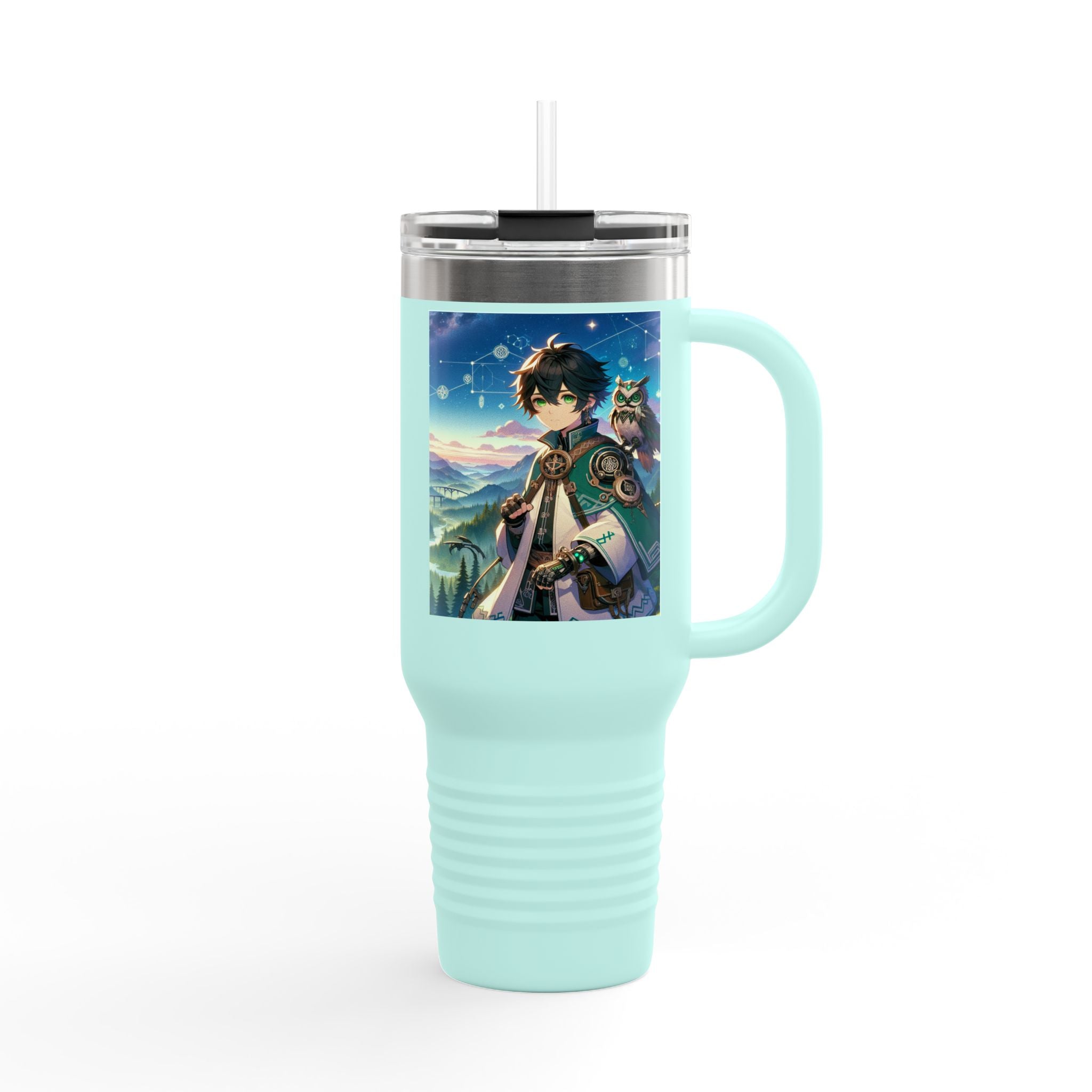 Fantasy-Themed Insulated Travel Mug