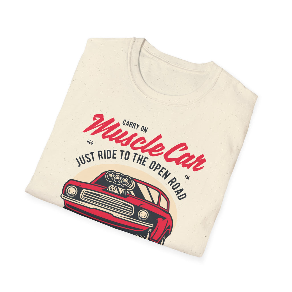 Muscle Car Vintage Tee — "Ride Like the Wind" Classic Car T-Shirt