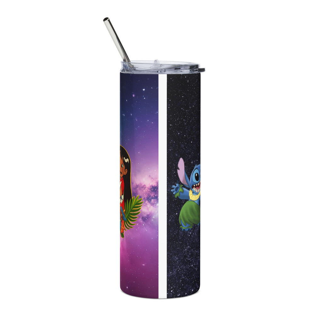 20oz Stainless Tumbler — Lilo & Stitch Hula Galaxy Design