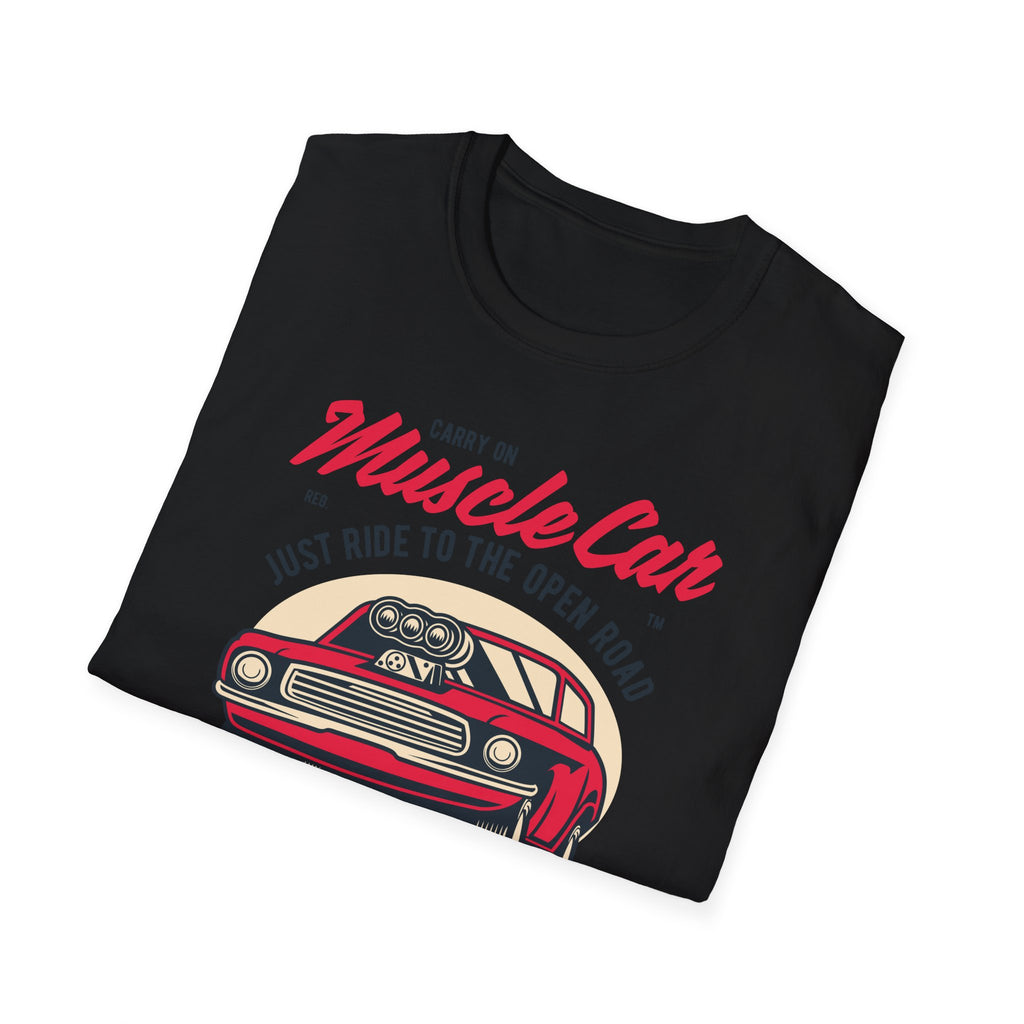 Muscle Car Vintage Tee — "Ride Like the Wind" Classic Car T-Shirt