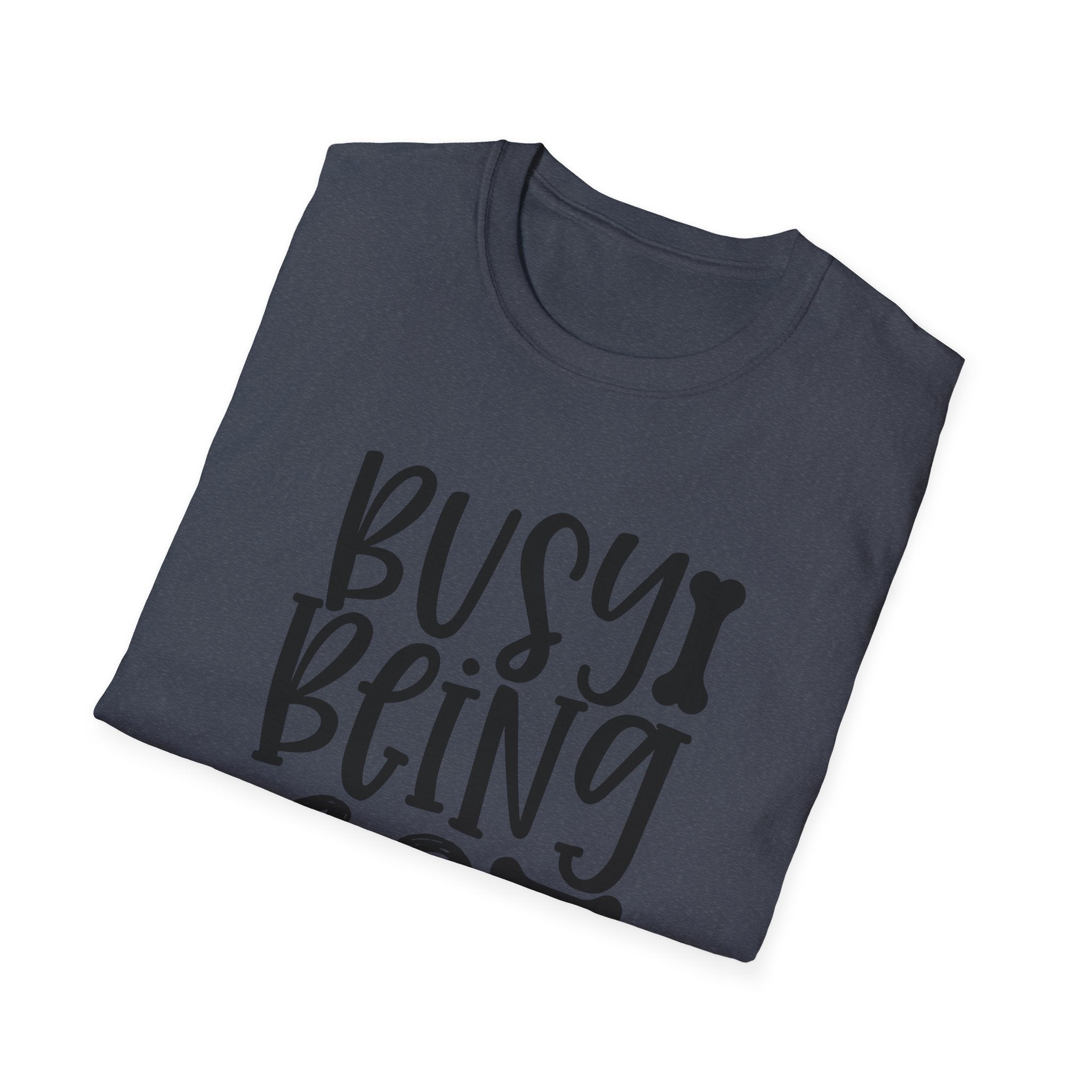 Dog Mama T-Shirt – "Busy Being a Dog Mama" Cute Paw Print Tee