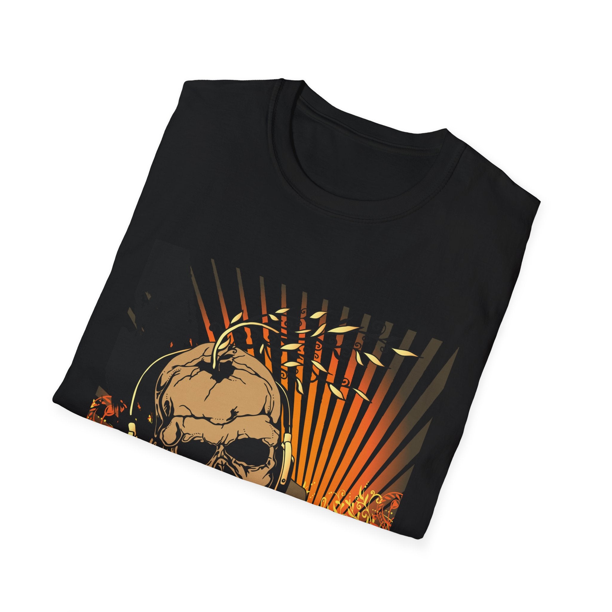 Skull Sunset Graphic T-Shirt