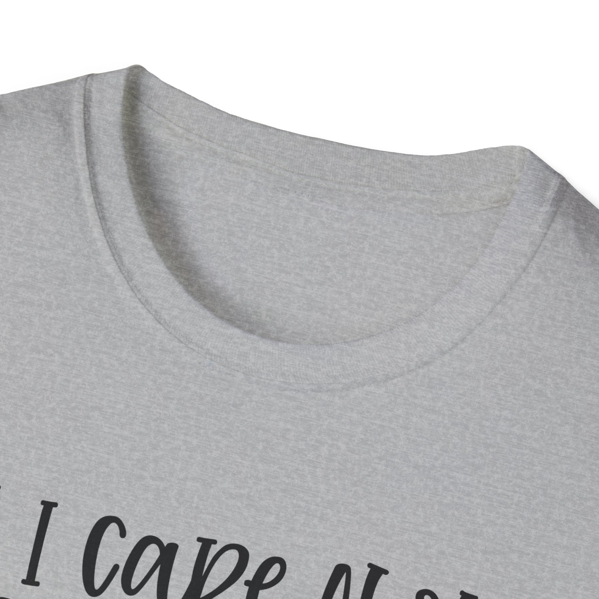 Cat Lover T-Shirt — “All I Care About Are Cats and Like 3 People” Graphic Tee
