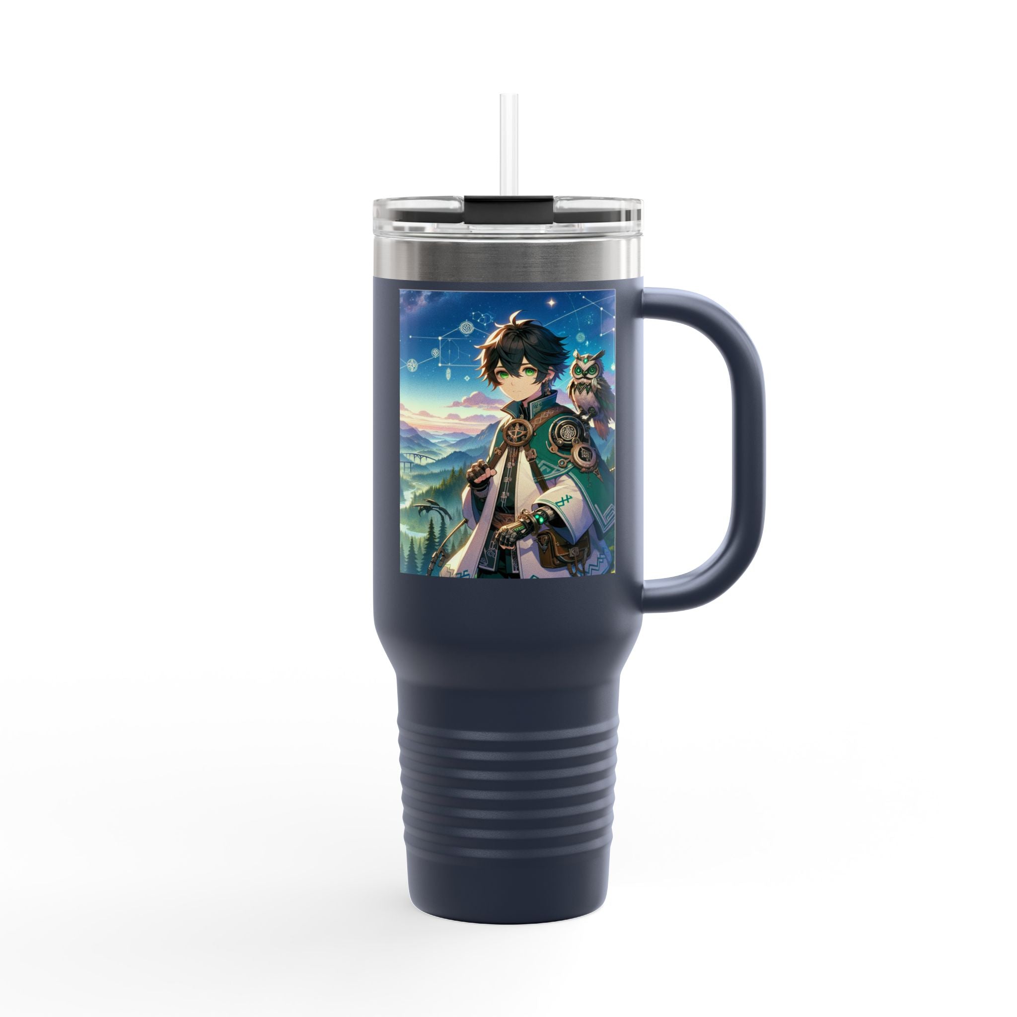 Fantasy-Themed Insulated Travel Mug