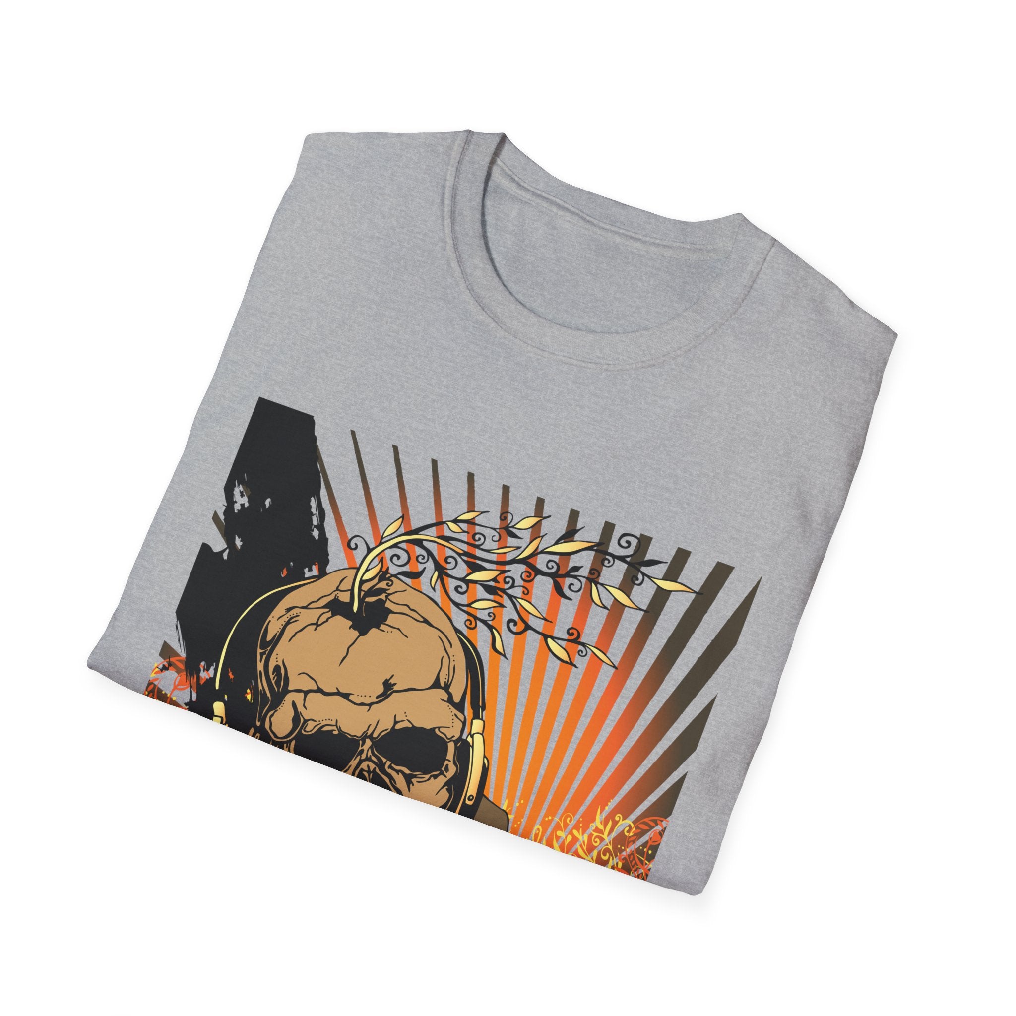 Skull Sunset Graphic T-Shirt