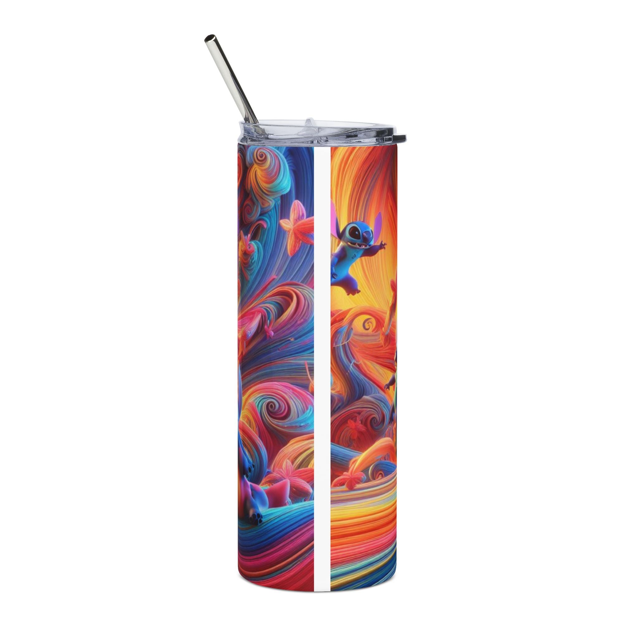 Colorful Alien Character 20oz Stainless Steel Tumbler