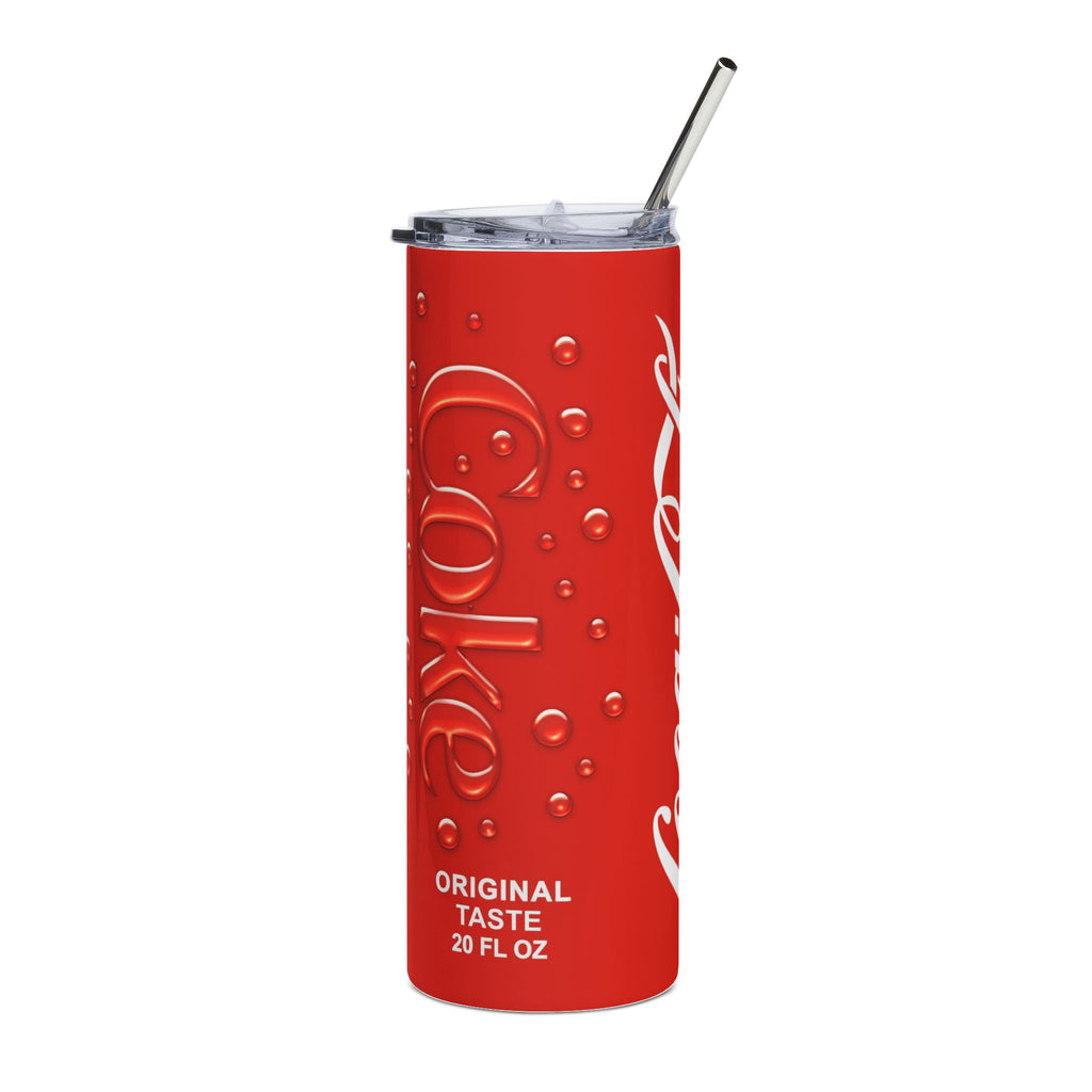 Coca-Cola Red 20oz Stainless Steel Tumbler - Slim Insulated Travel Cup