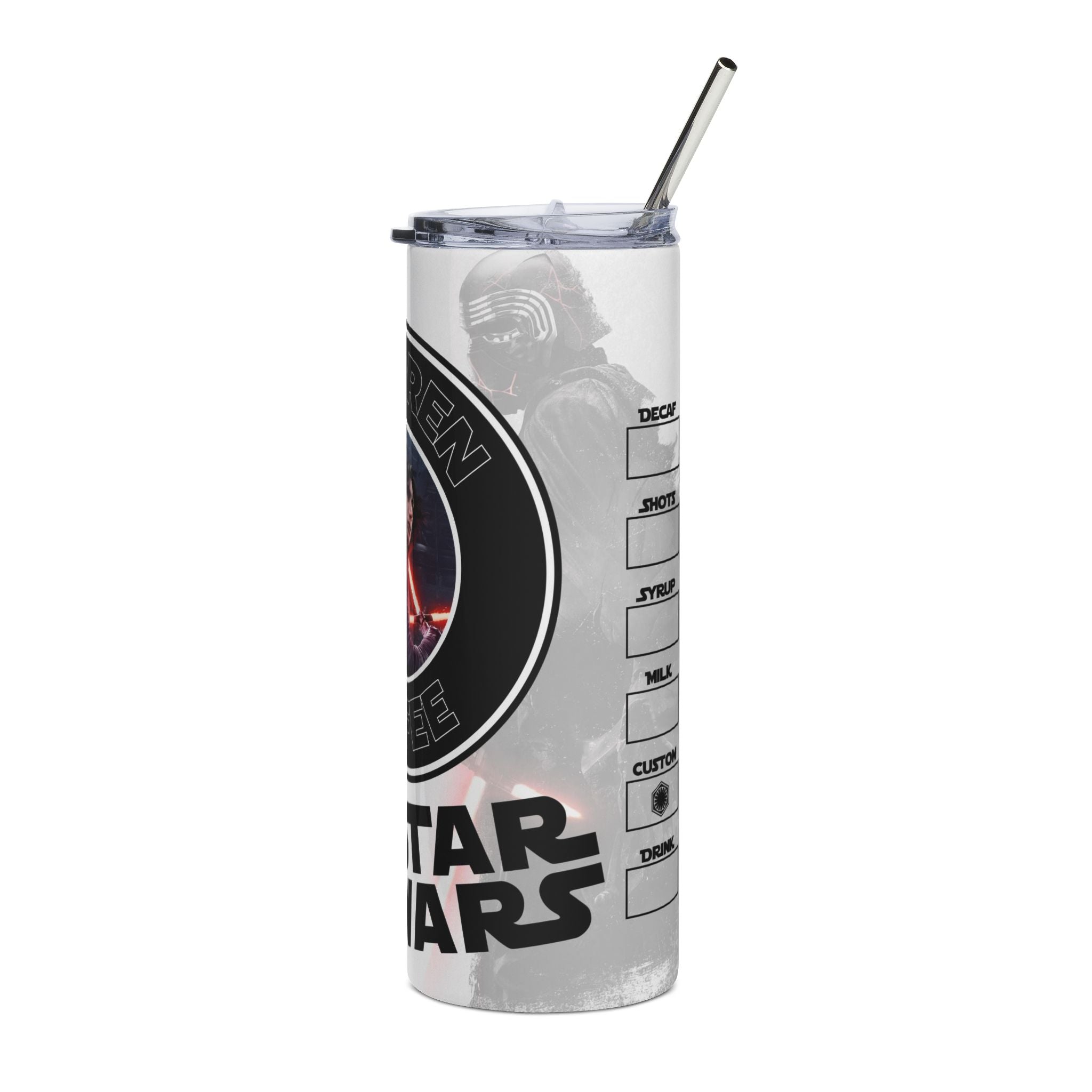 Star Wars Kylo Ren Coffee Tumbler - 20oz Stainless Steel Travel Cup