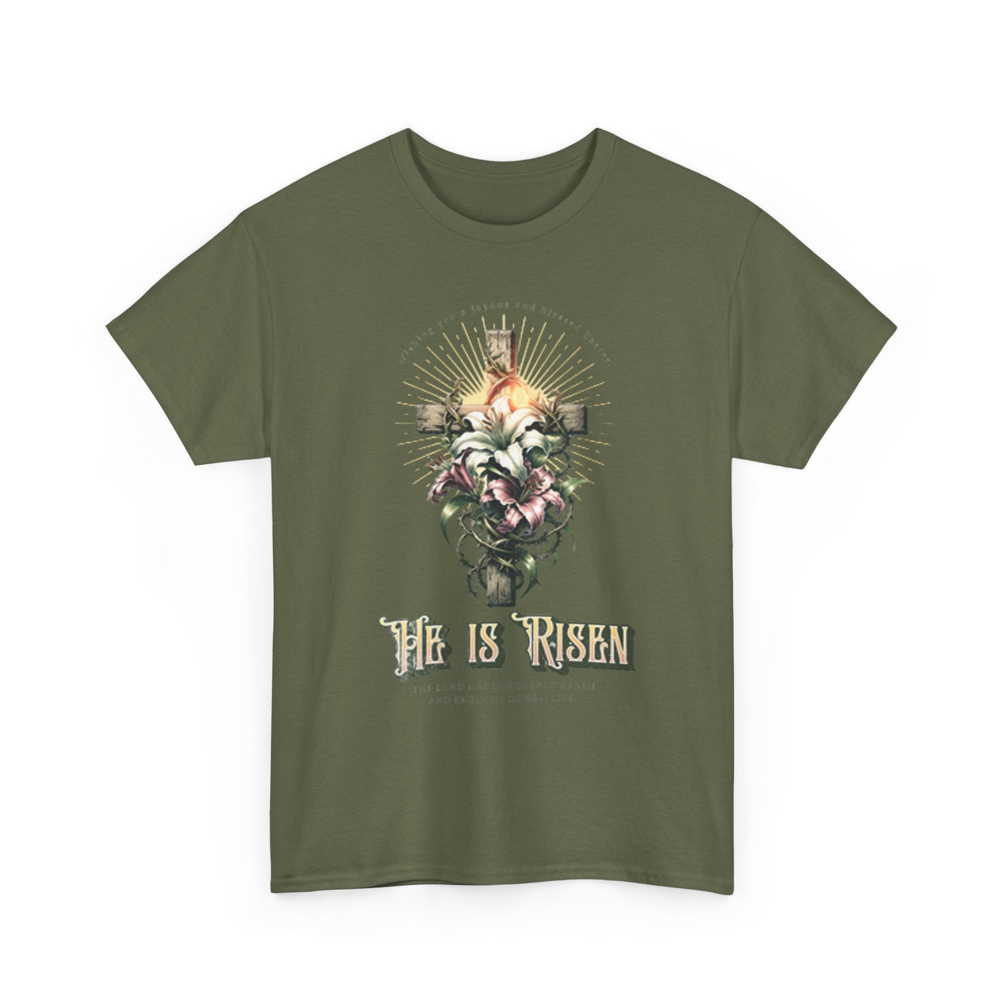 He Is Risen Easter Tee