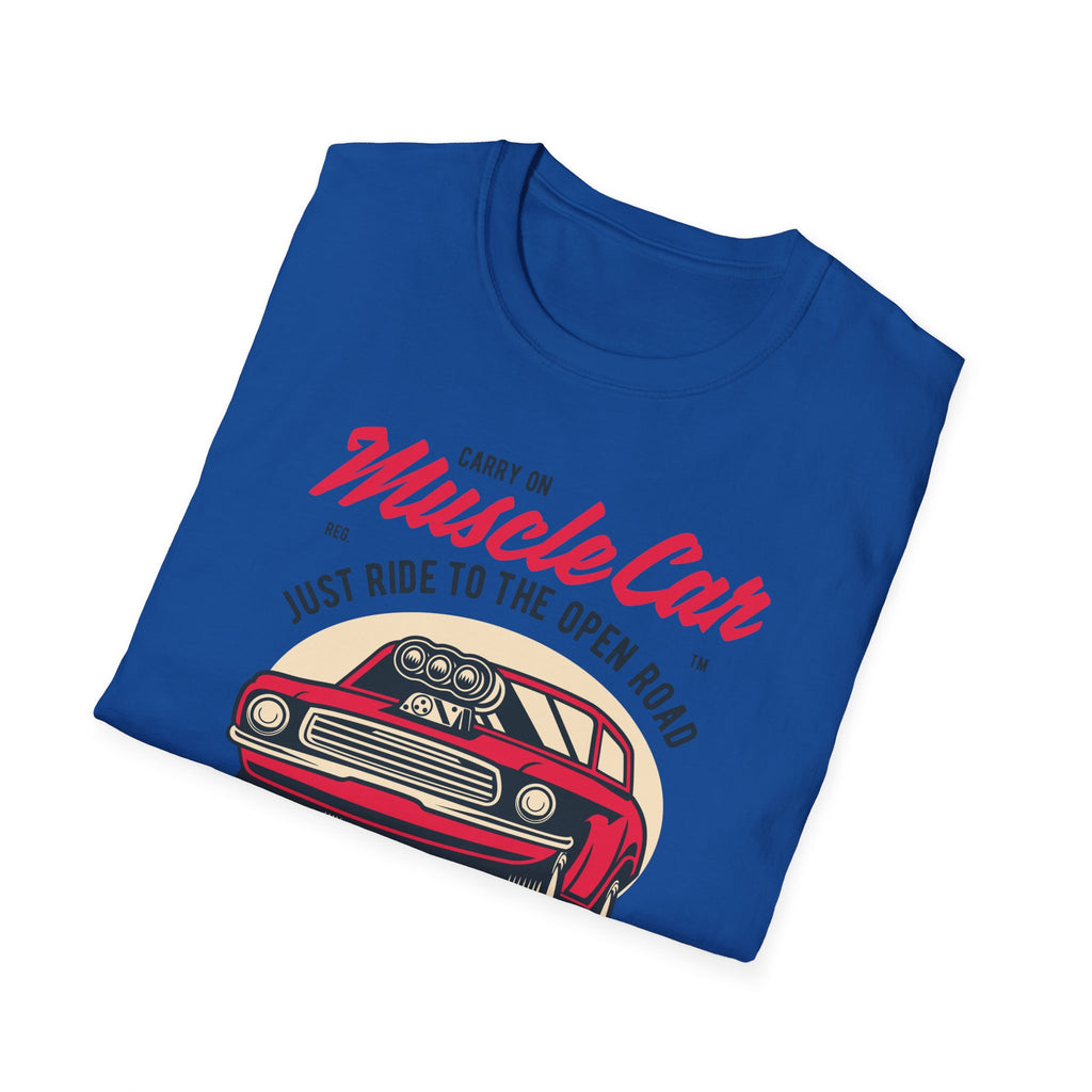 Muscle Car Vintage Tee — "Ride Like the Wind" Classic Car T-Shirt