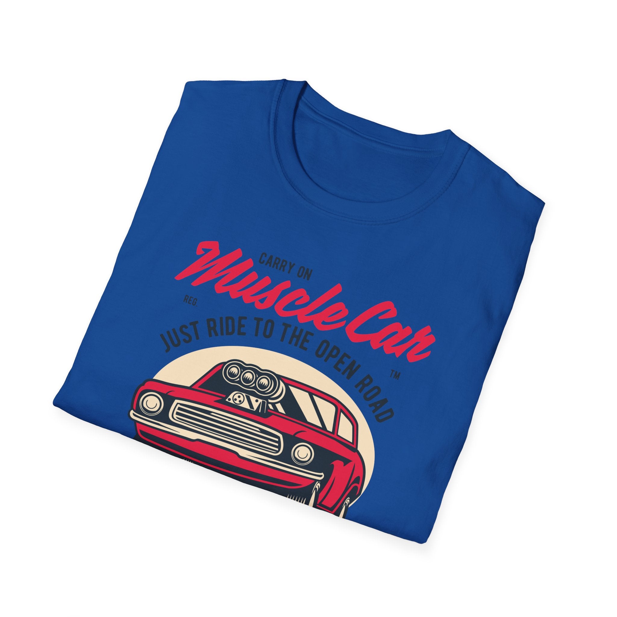 Muscle Car Vintage Tee — "Ride Like the Wind" Classic Car T-Shirt