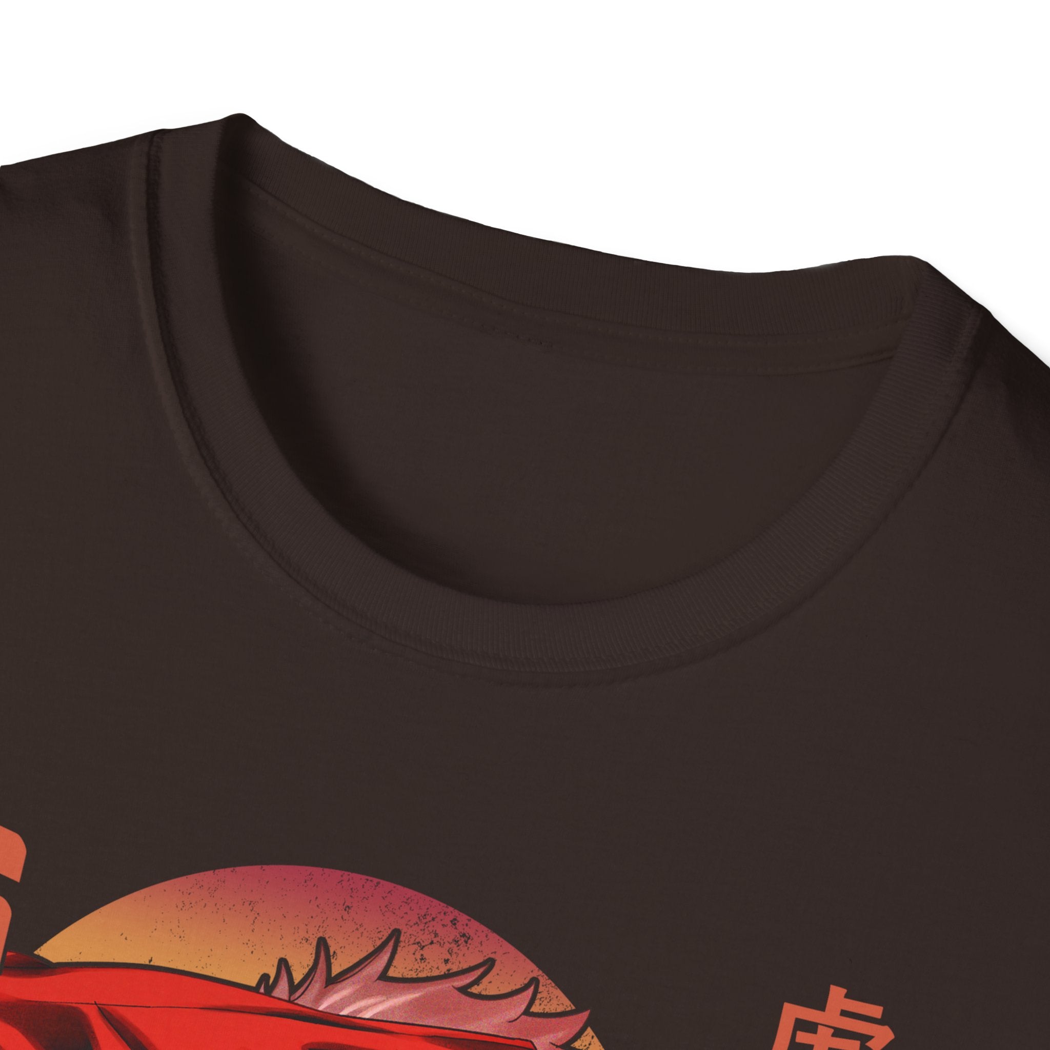 Anime Red Masked Boy T-Shirt — Japanese Text Graphic Tee
