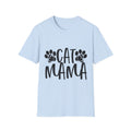Cat Mama T-Shirt – Paw Print Graphic Tee for Cat Lovers