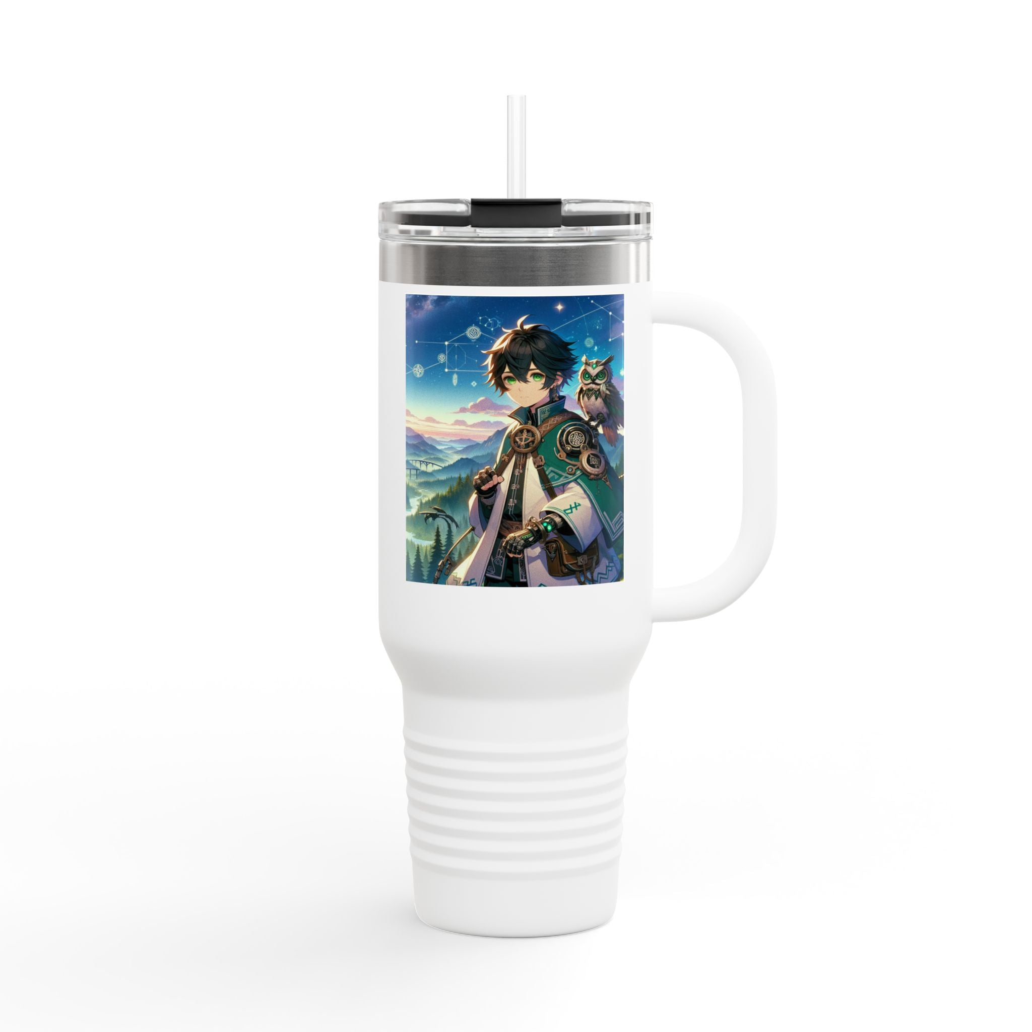 Fantasy-Themed Insulated Travel Mug