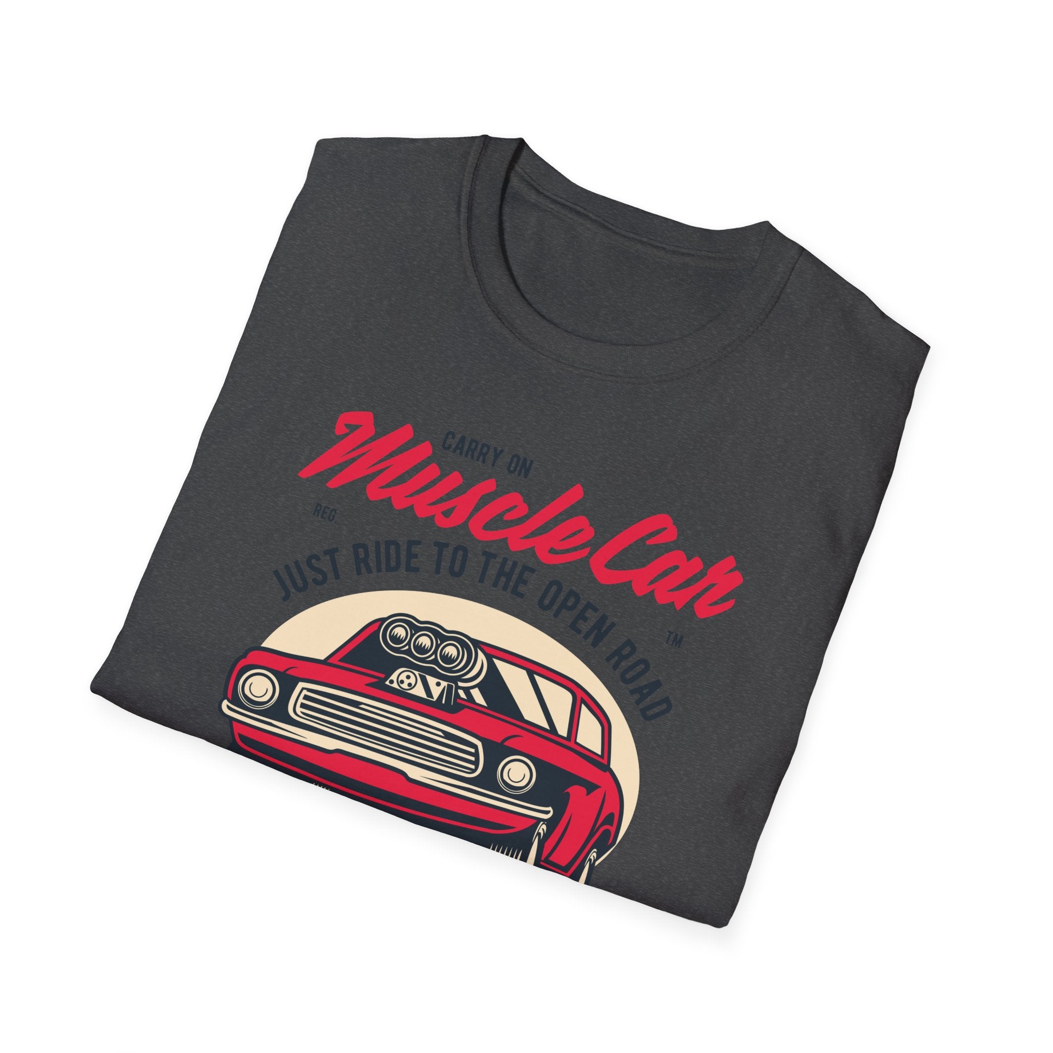 Muscle Car Vintage Tee — "Ride Like the Wind" Classic Car T-Shirt