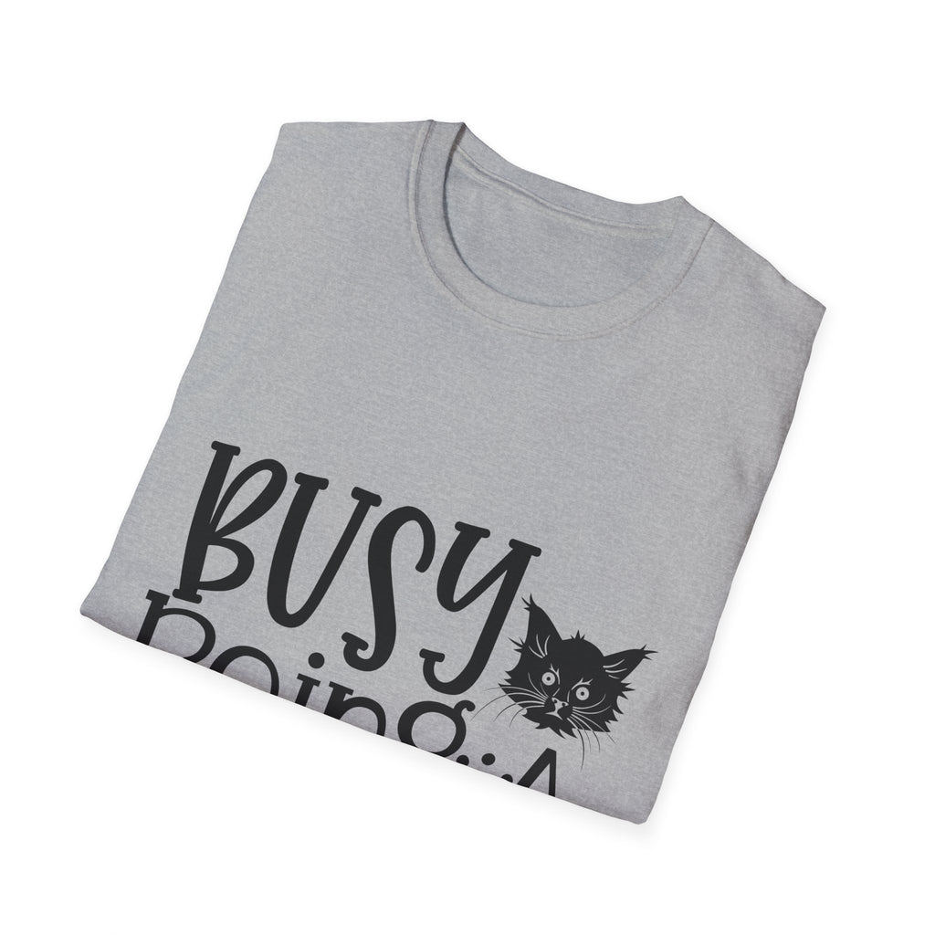 Cat Mama T-Shirt – "Busy Being a Cat Mama" Cute Cat Lover Tee