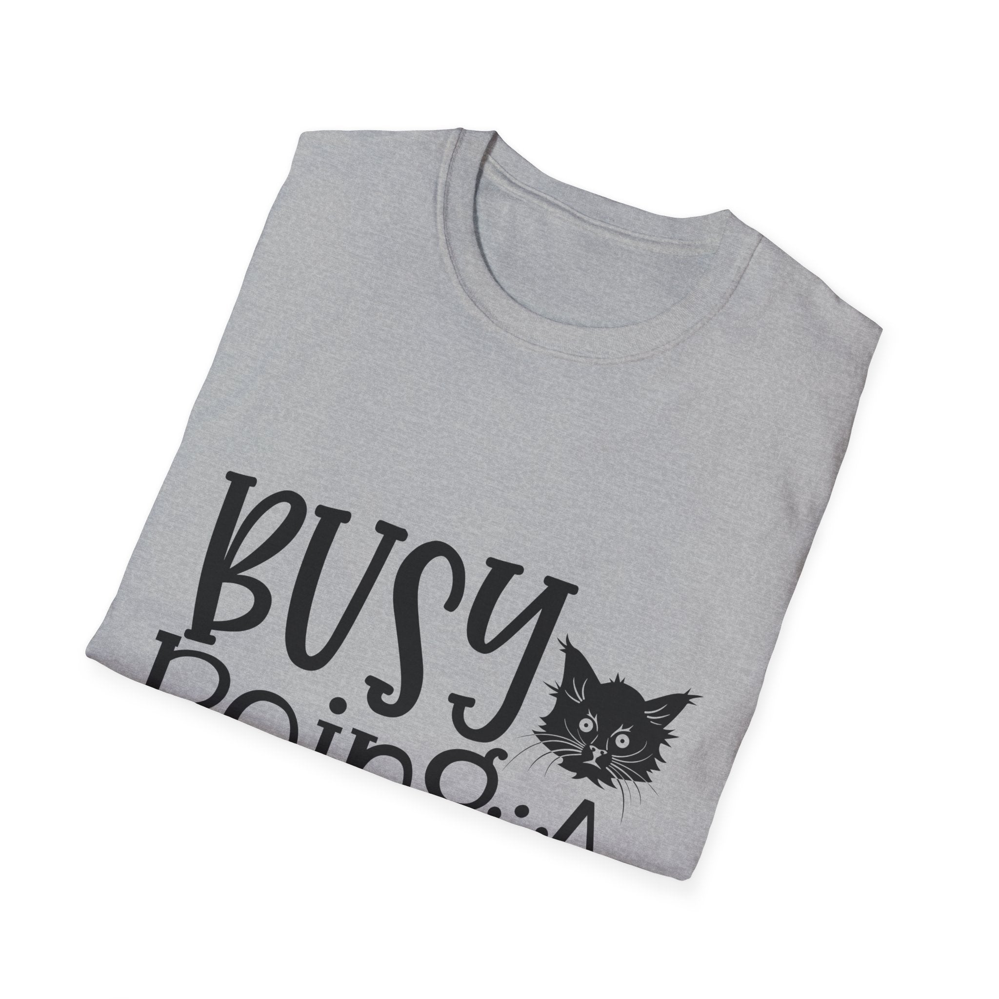 Cat Mama T-Shirt – "Busy Being a Cat Mama" Cute Cat Lover Tee