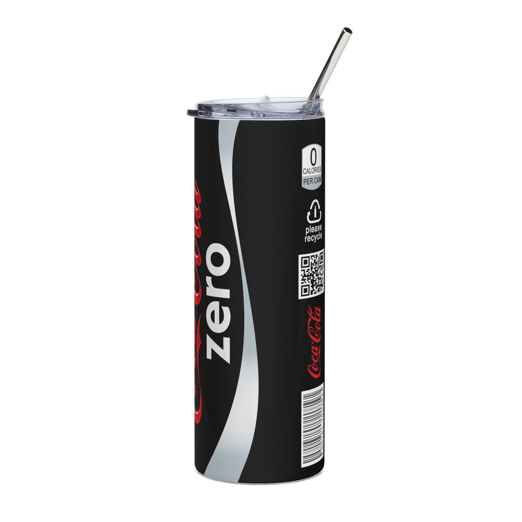 20oz Stainless Tumbler — Coca-Cola Zero Inspired Slim Travel Cup