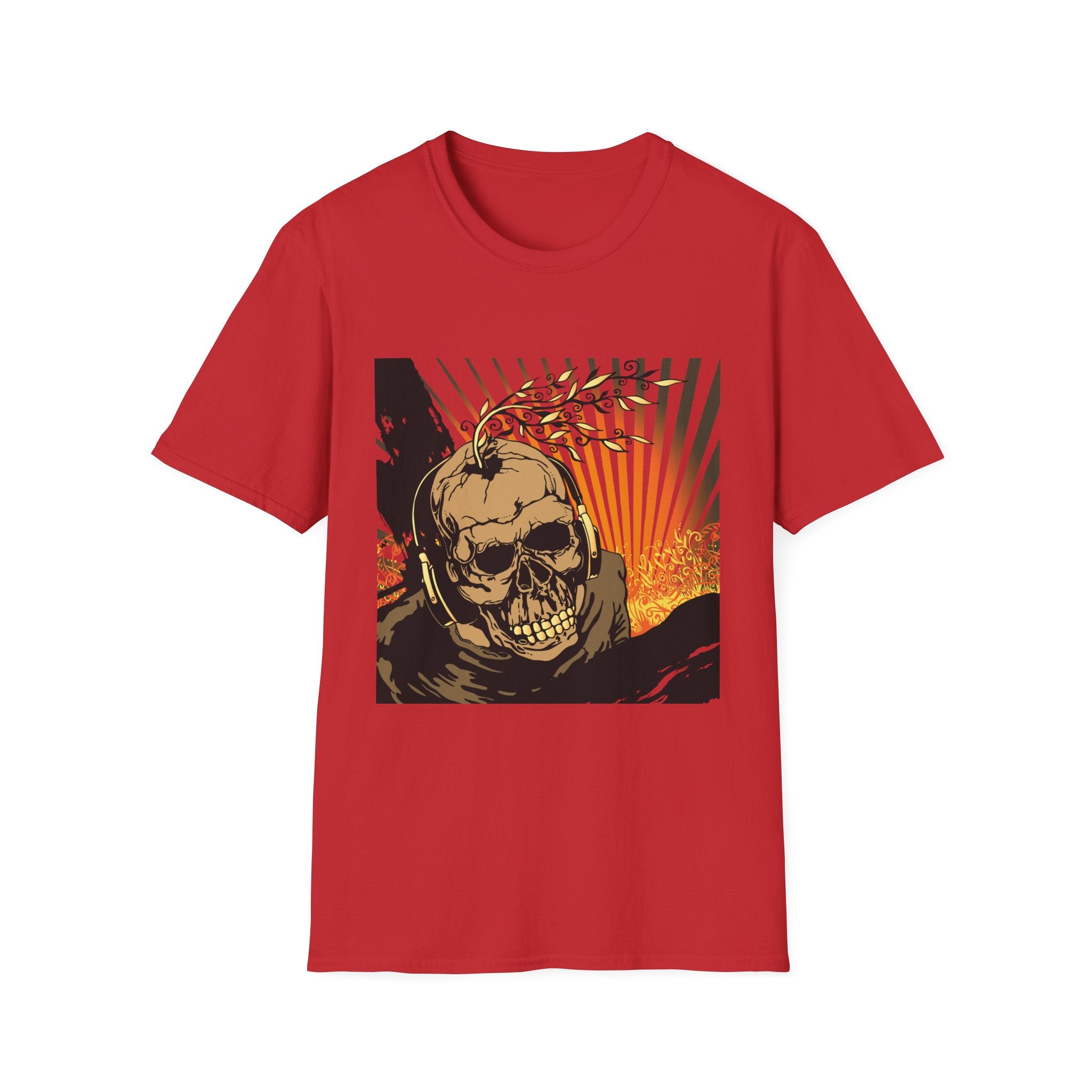 Skull Sunset Graphic T-Shirt