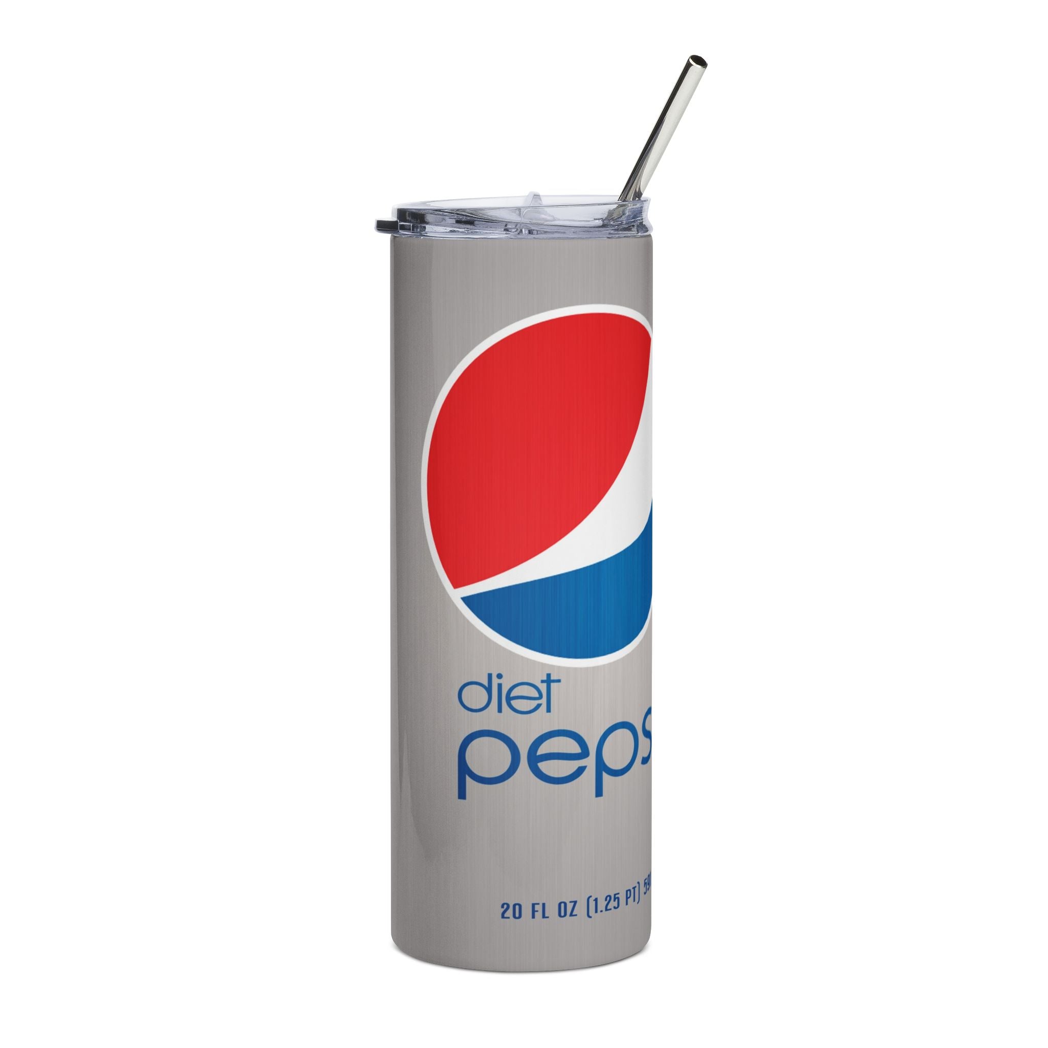 20oz Stainless Steel Tumbler — Retro Diet Soda Can Design