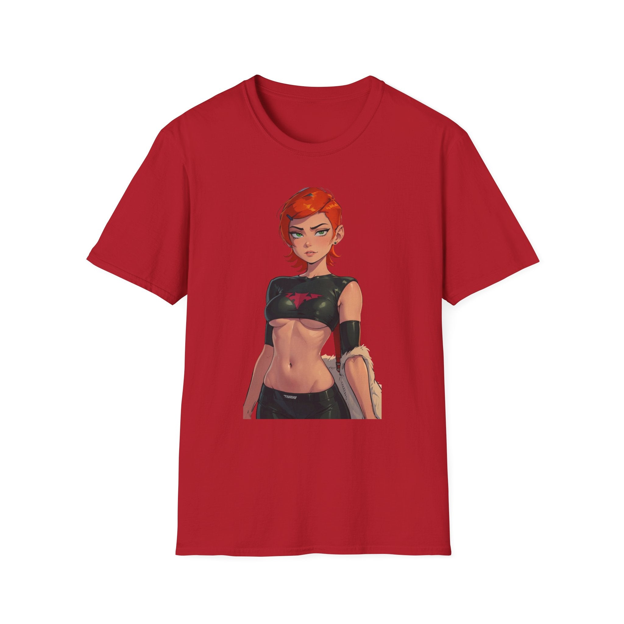 Comic-Style Heroic Graphic Tee