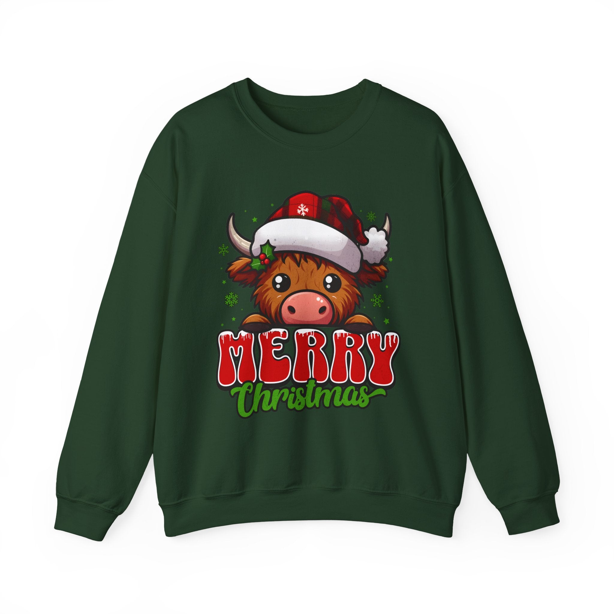 Christmas Cow Sweatshirt