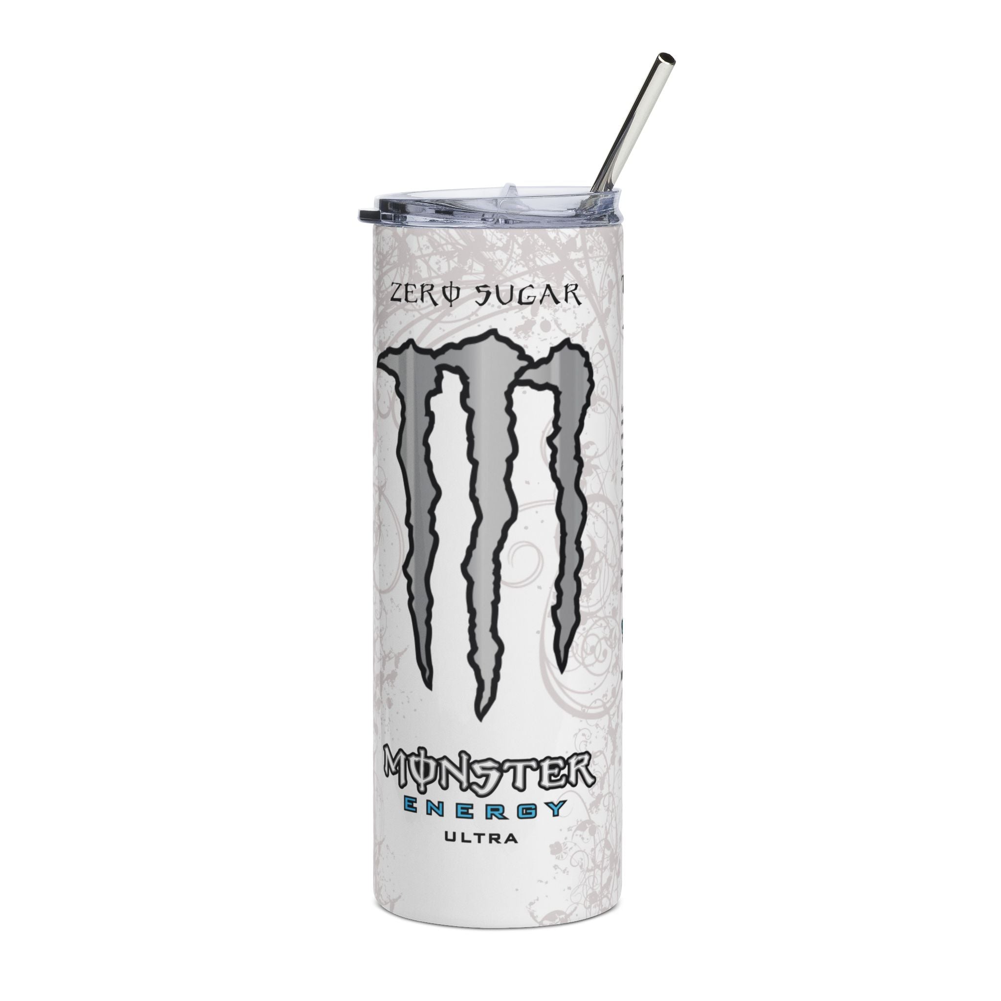 Monster Energy Ultra Stainless Steel 20oz Tumbler — Zero Sugar Logo Drink Cup