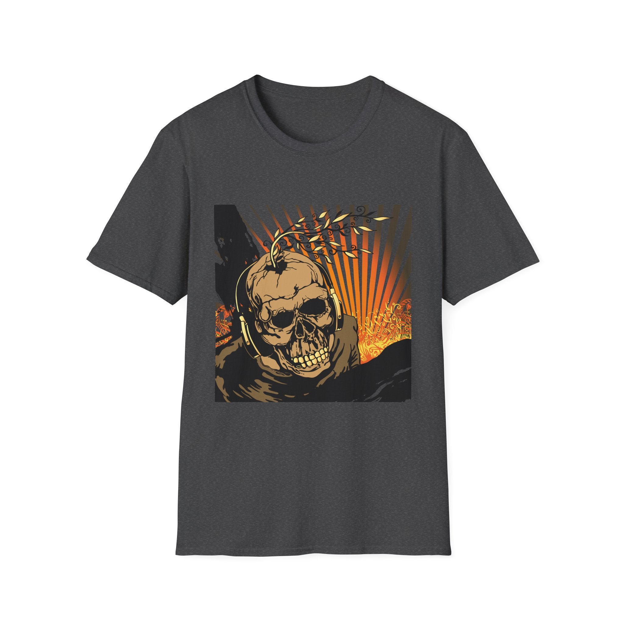 Skull Sunset Graphic T-Shirt