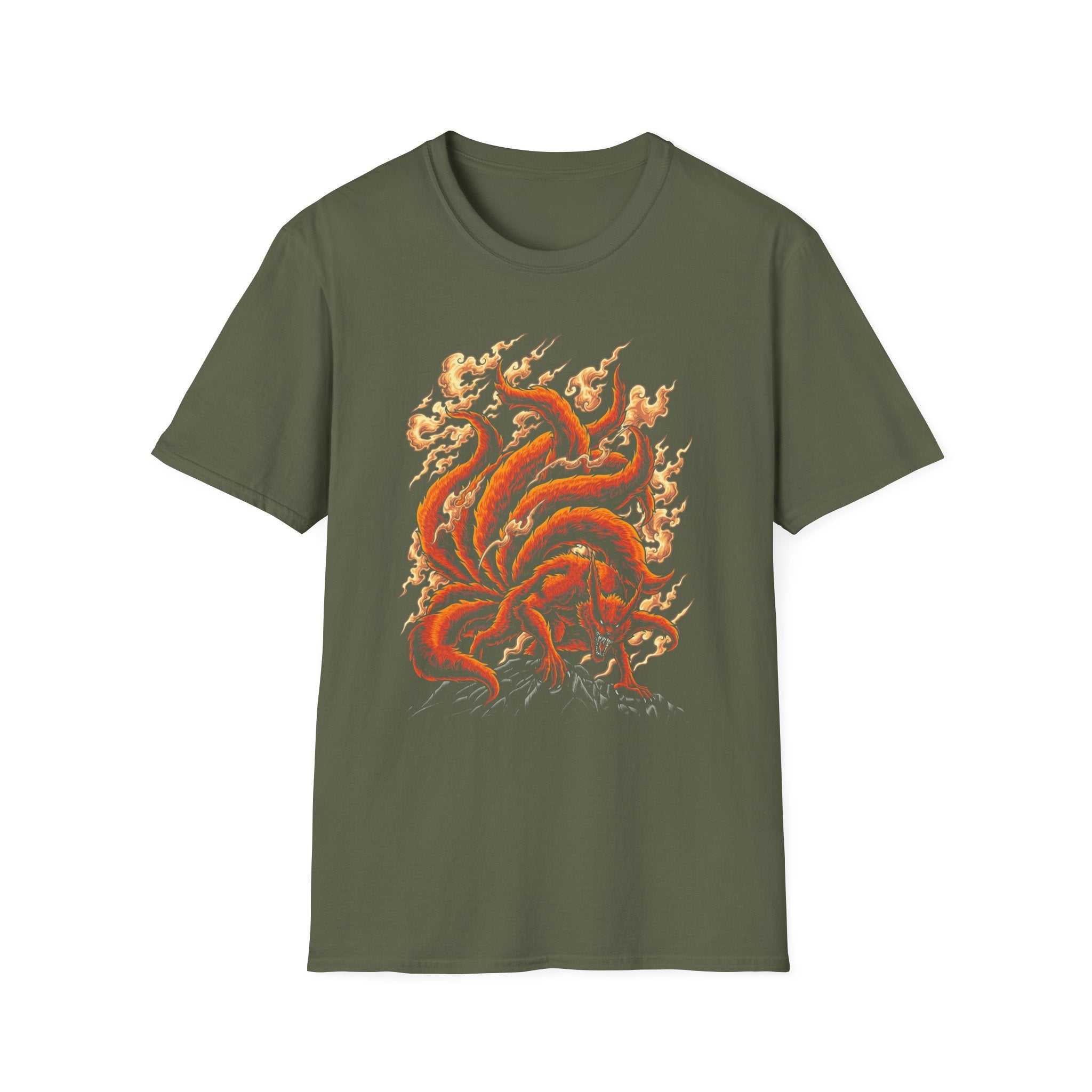 Flaming Nine-Tailed Fox T-Shirt