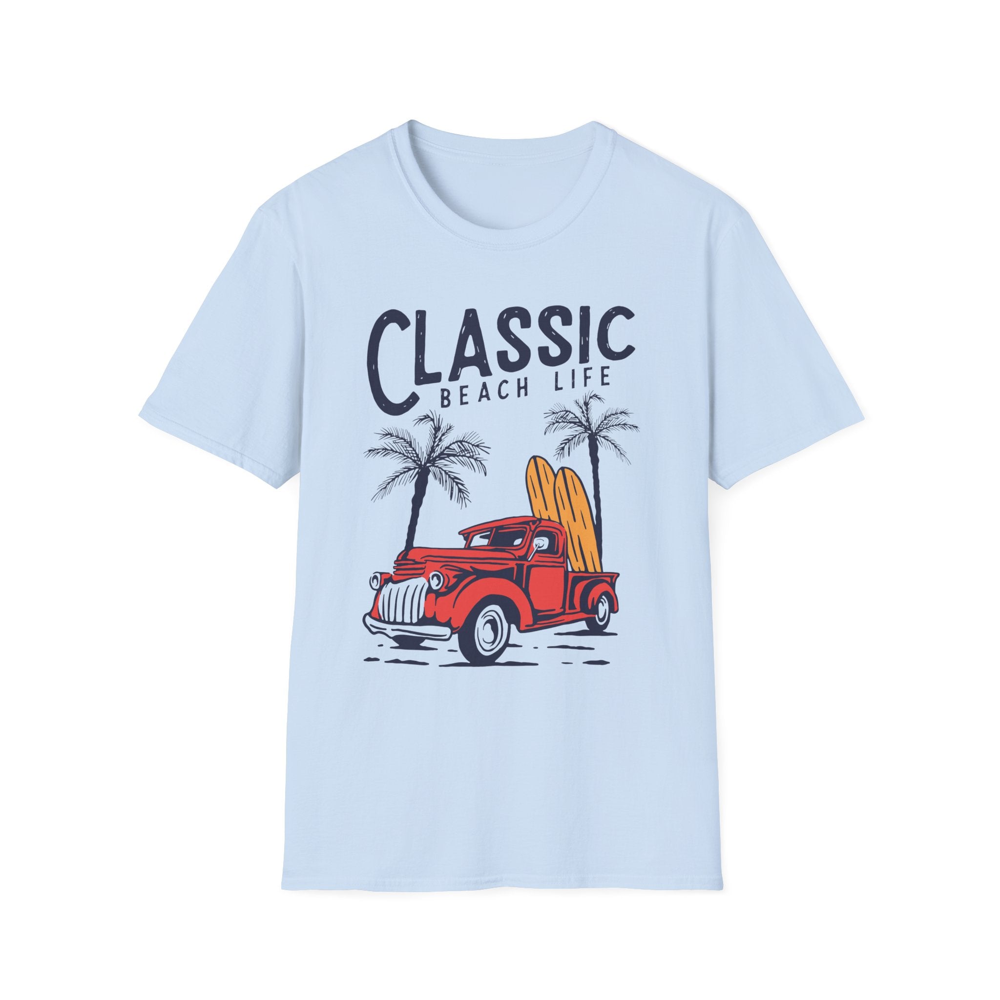 Classic Beach Life Tee — Vintage Surf Truck T-Shirt
