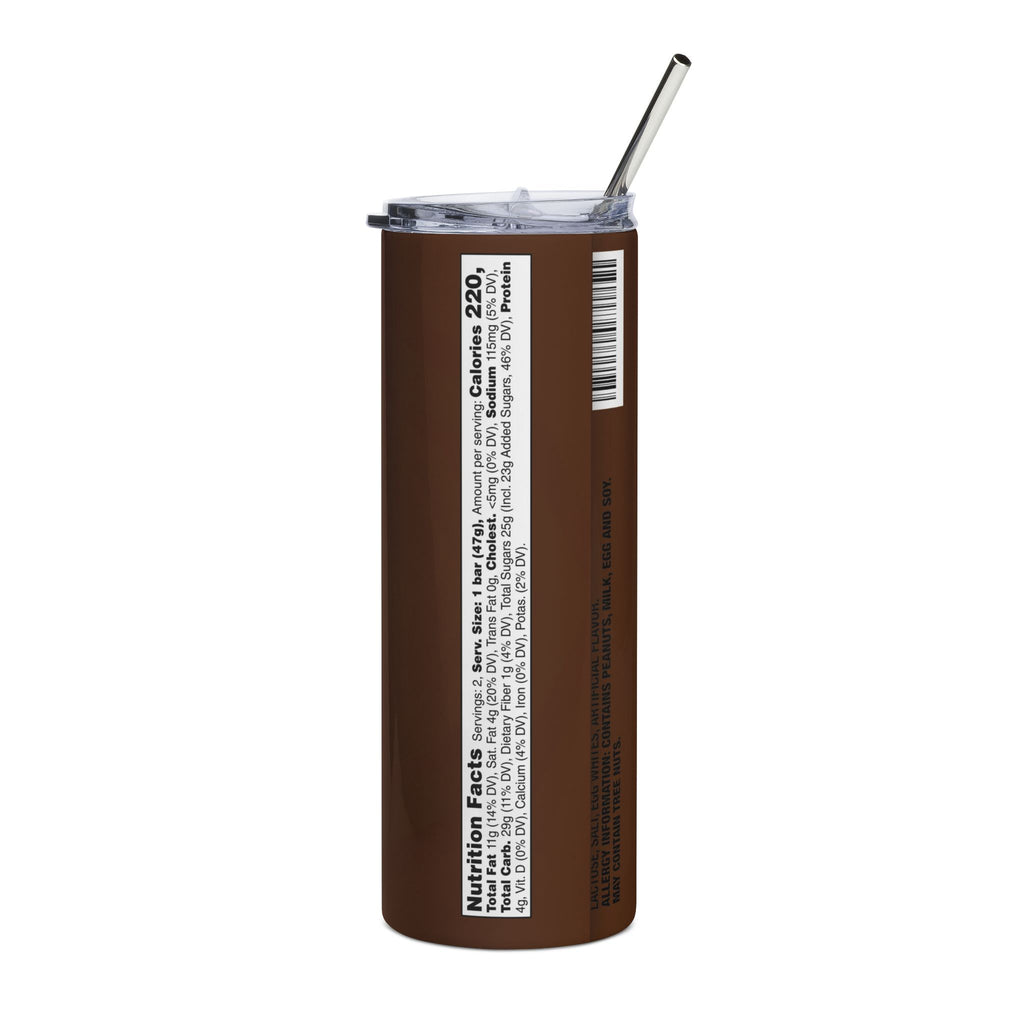 Snickers Candy Bar 20oz Stainless Steel Tumbler