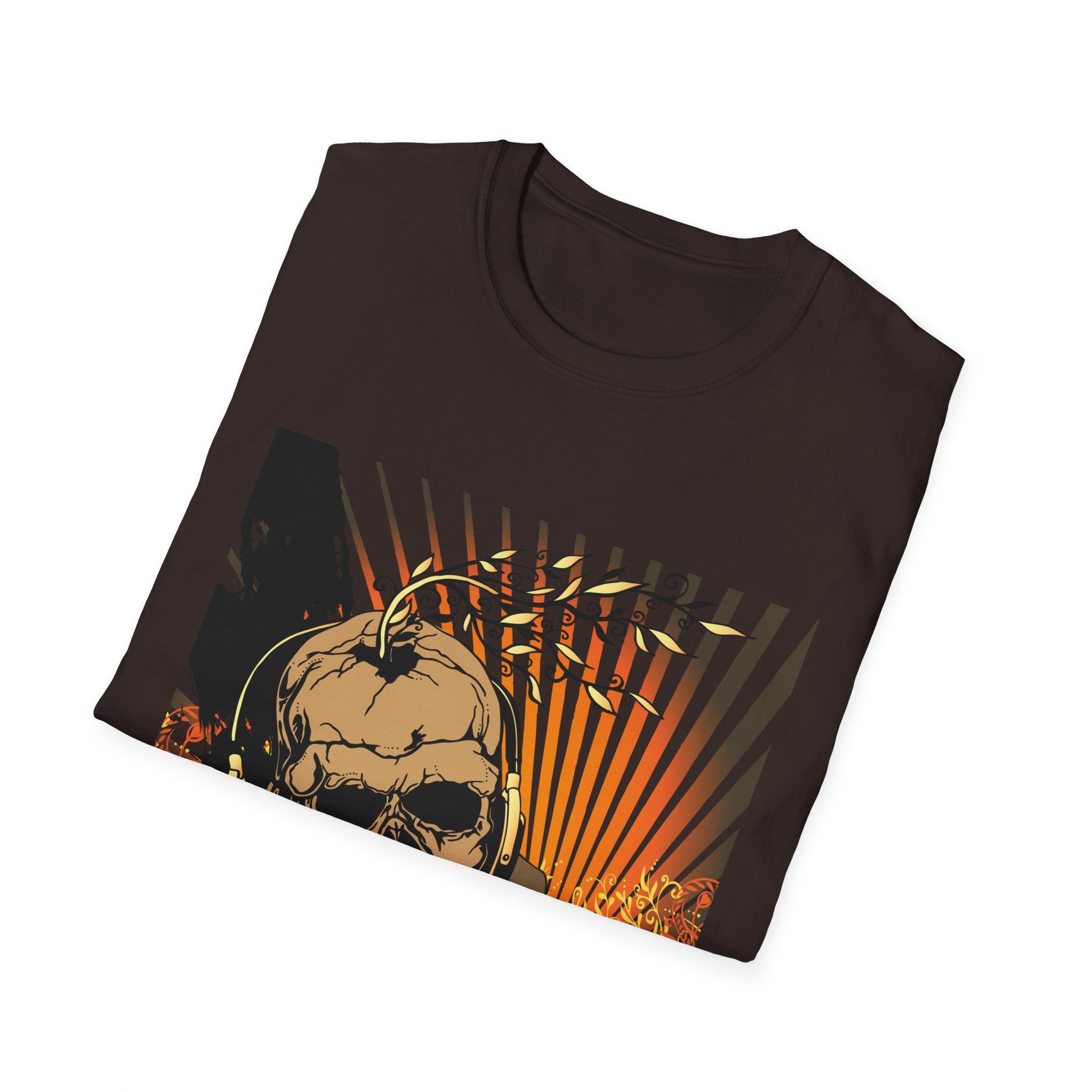 Skull Sunset Graphic T-Shirt