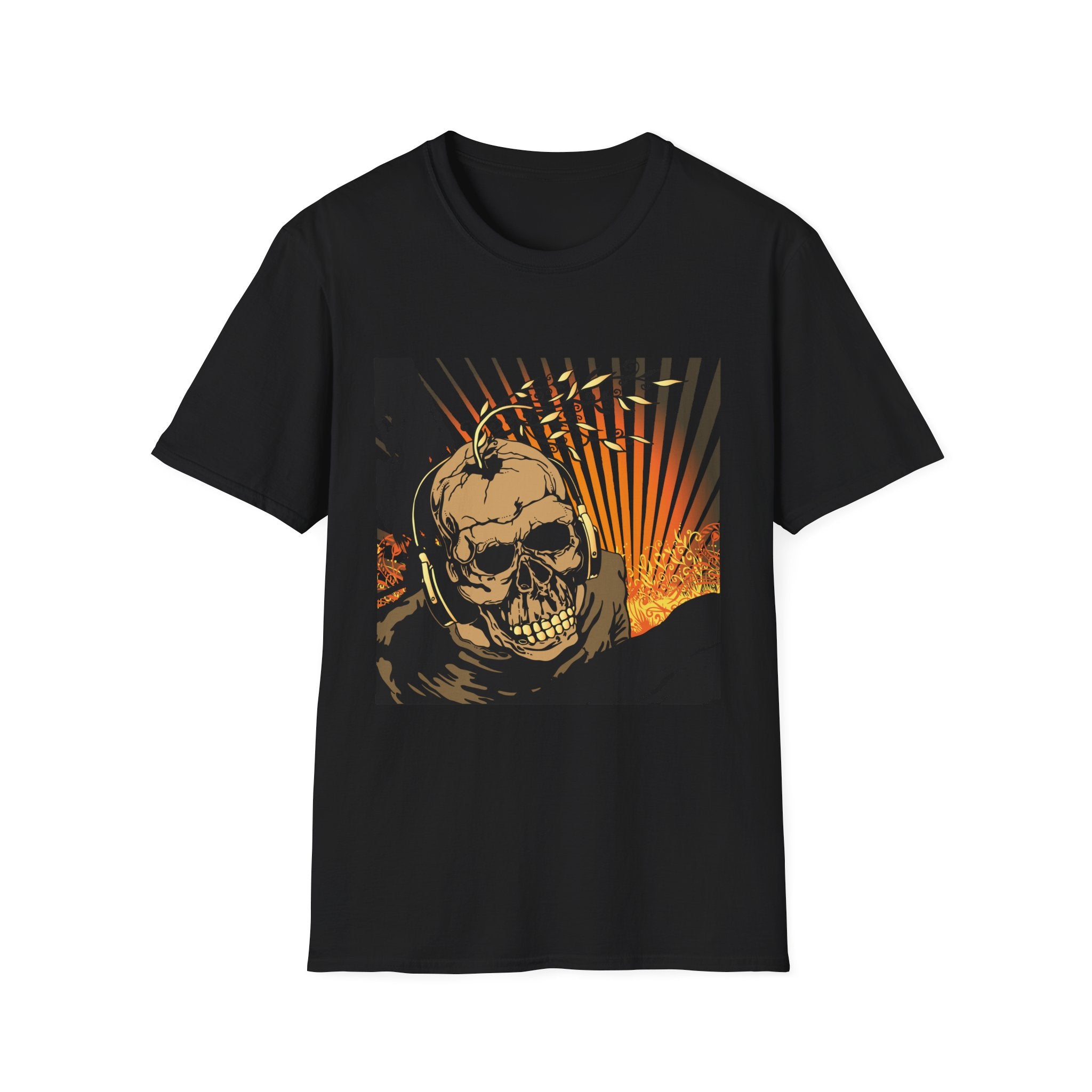 Skull Sunset Graphic T-Shirt