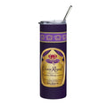 20oz Stainless Tumbler — Regal Purple Bottle Label Design