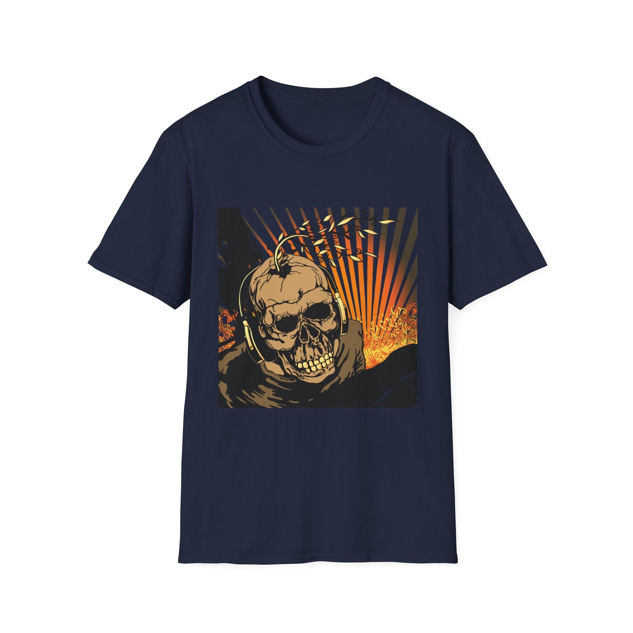 Skull Sunset Graphic T-Shirt