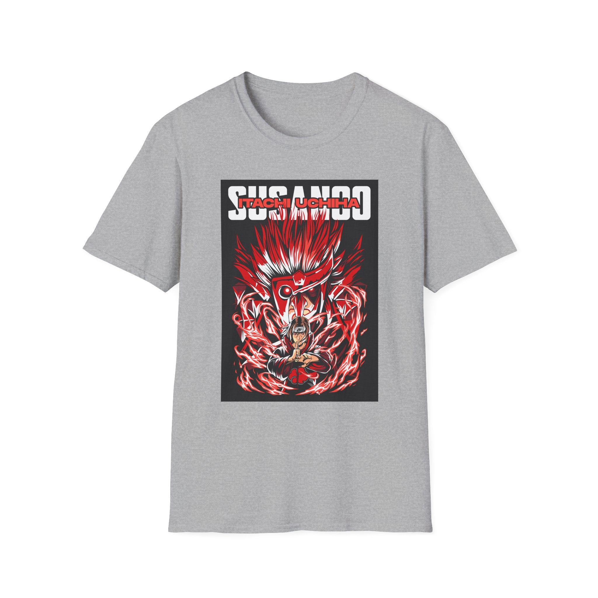 Anime Demon Aura T-Shirt — 'SUGAMO' Graphic Streetwear