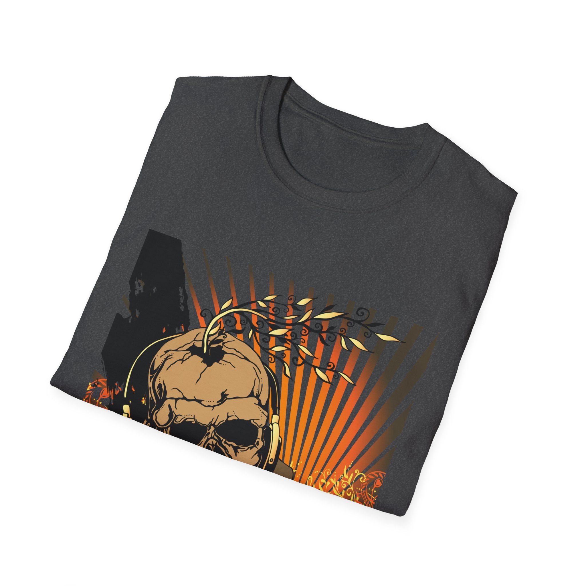 Skull Sunset Graphic T-Shirt