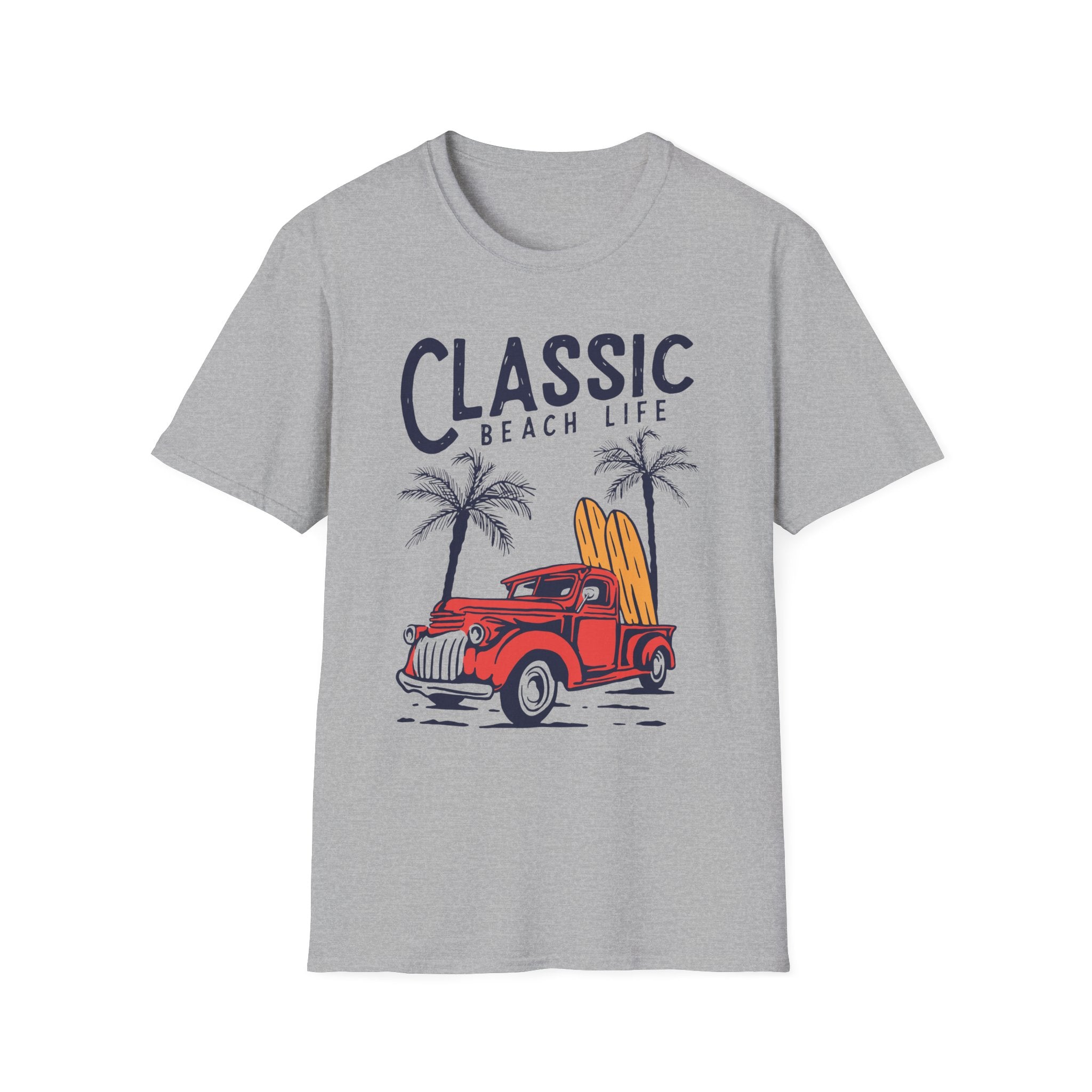 Classic Beach Life Tee — Vintage Surf Truck T-Shirt