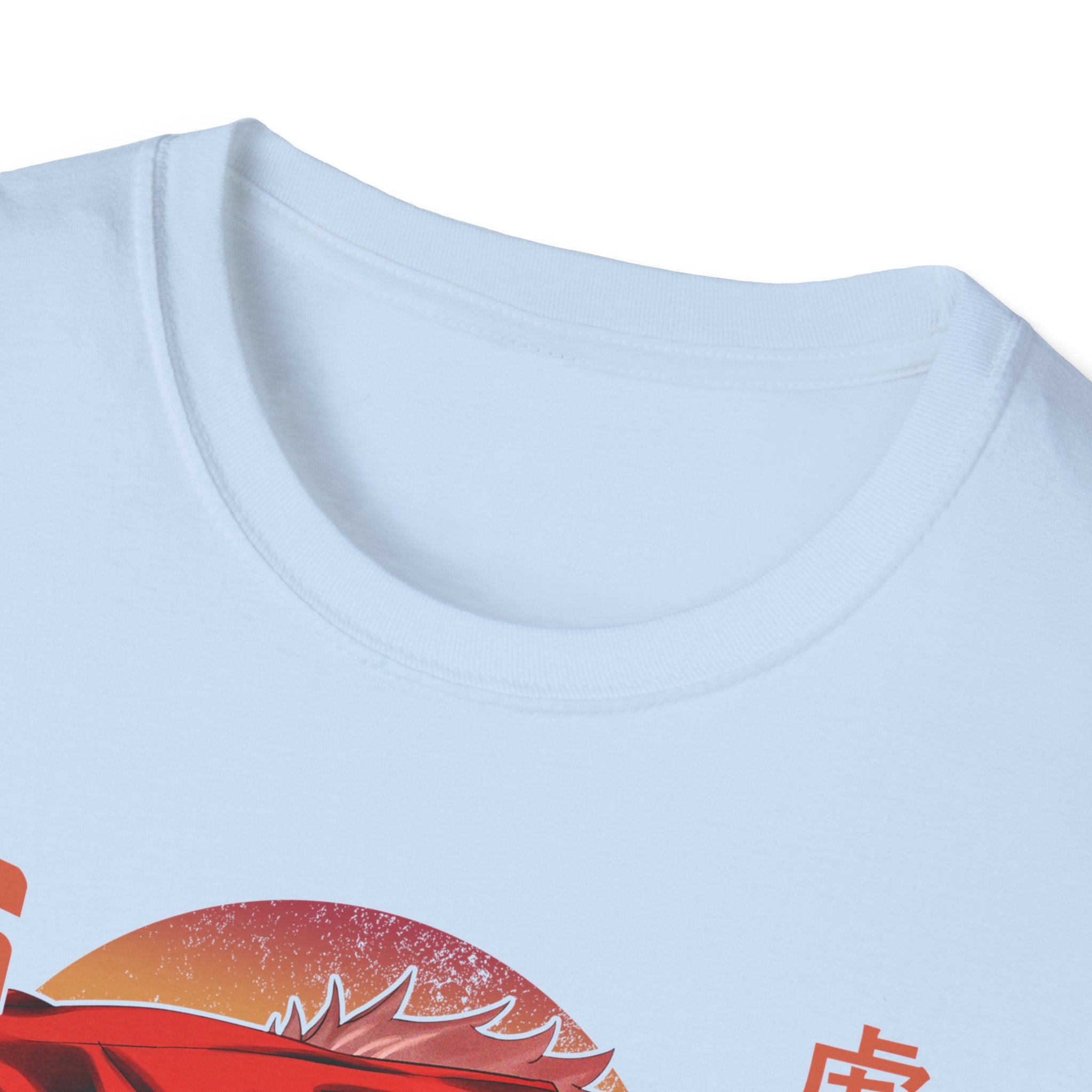 Anime Red Masked Boy T-Shirt — Japanese Text Graphic Tee