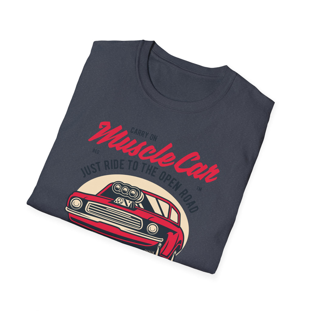 Muscle Car Vintage Tee — "Ride Like the Wind" Classic Car T-Shirt