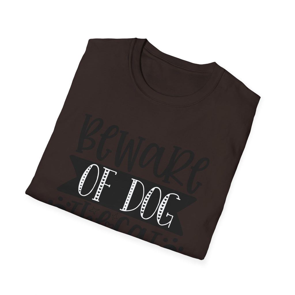 Beware of Dog, The Cat Is Shady Too T-Shirt