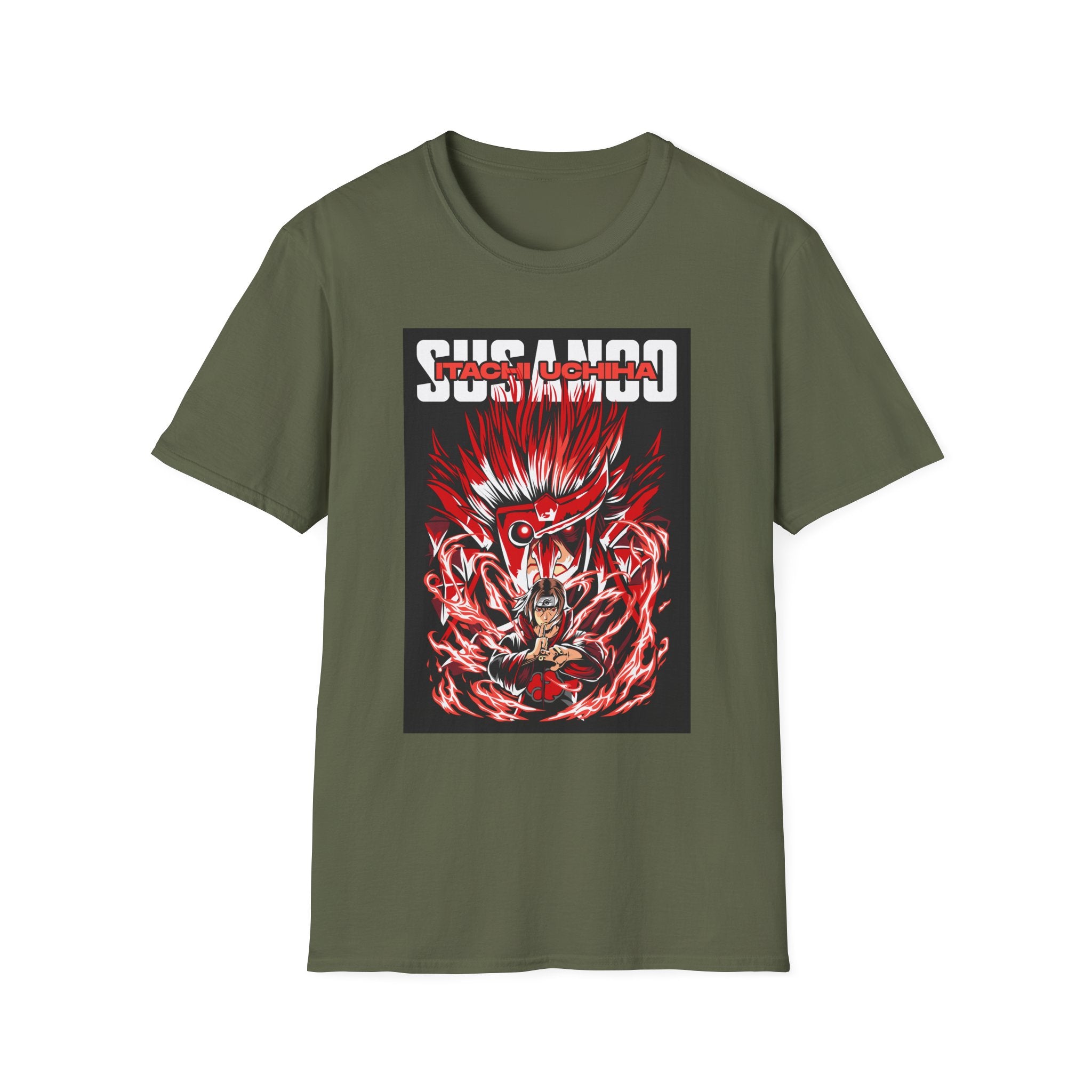Anime Demon Aura T-Shirt — 'SUGAMO' Graphic Streetwear