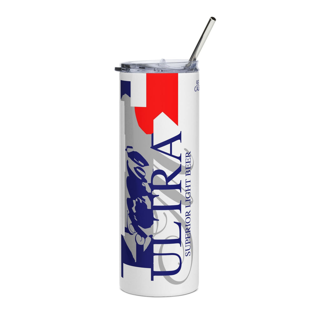 20oz Stainless Tumbler — Ultra Light Beer Logo Travel Cup